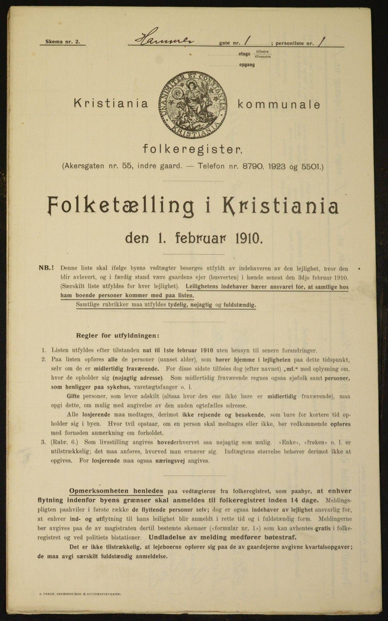 OBA, Kommunal folketelling 1.2.1910 for Kristiania, 1910, s. 32182