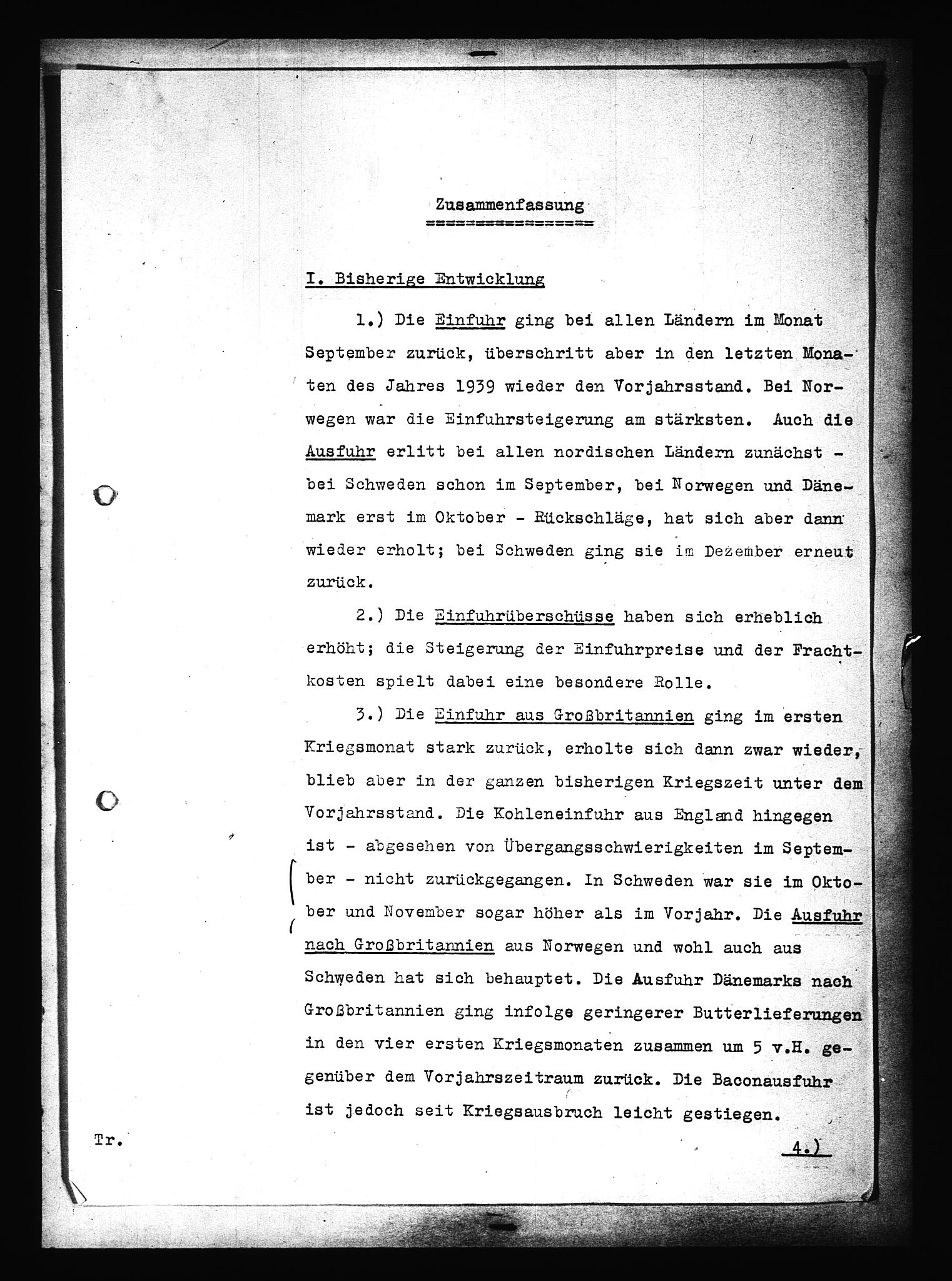 Documents Section, AV/RA-RAFA-2200/V/L0090: Amerikansk mikrofilm "Captured German Documents".
Box No. 952.  FKA jnr. 59/1955., 1940, s. 35