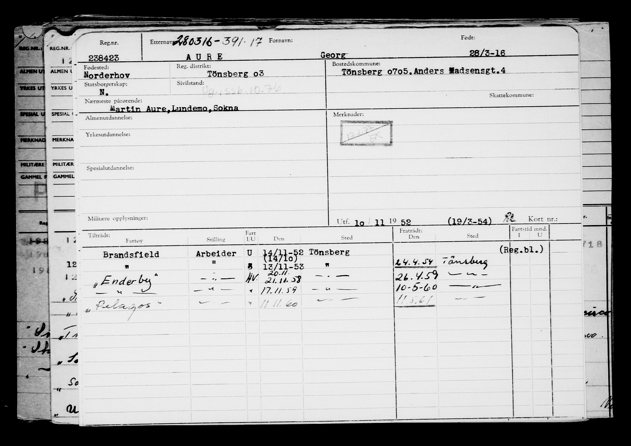 Direktoratet for sjømenn, AV/RA-S-3545/G/Gb/L0137: Hovedkort, 1916, s. 717