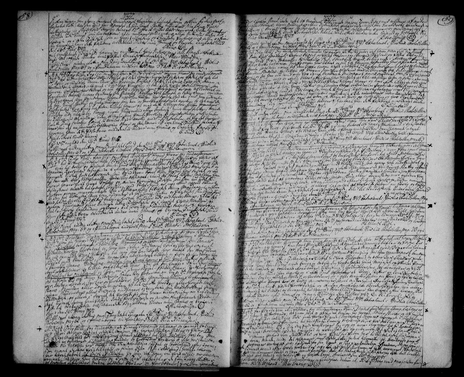 Vesterålen sorenskriveri, SAT/A-4180/1/2/2Ca/L0003: Pantebok nr. C, 1796-1807, s. 58-59