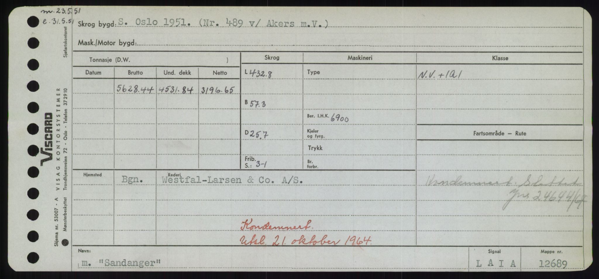 Sjøfartsdirektoratet med forløpere, Skipsmålingen, AV/RA-S-1627/H/Hd/L0032: Fartøy, San-Seve, s. 33