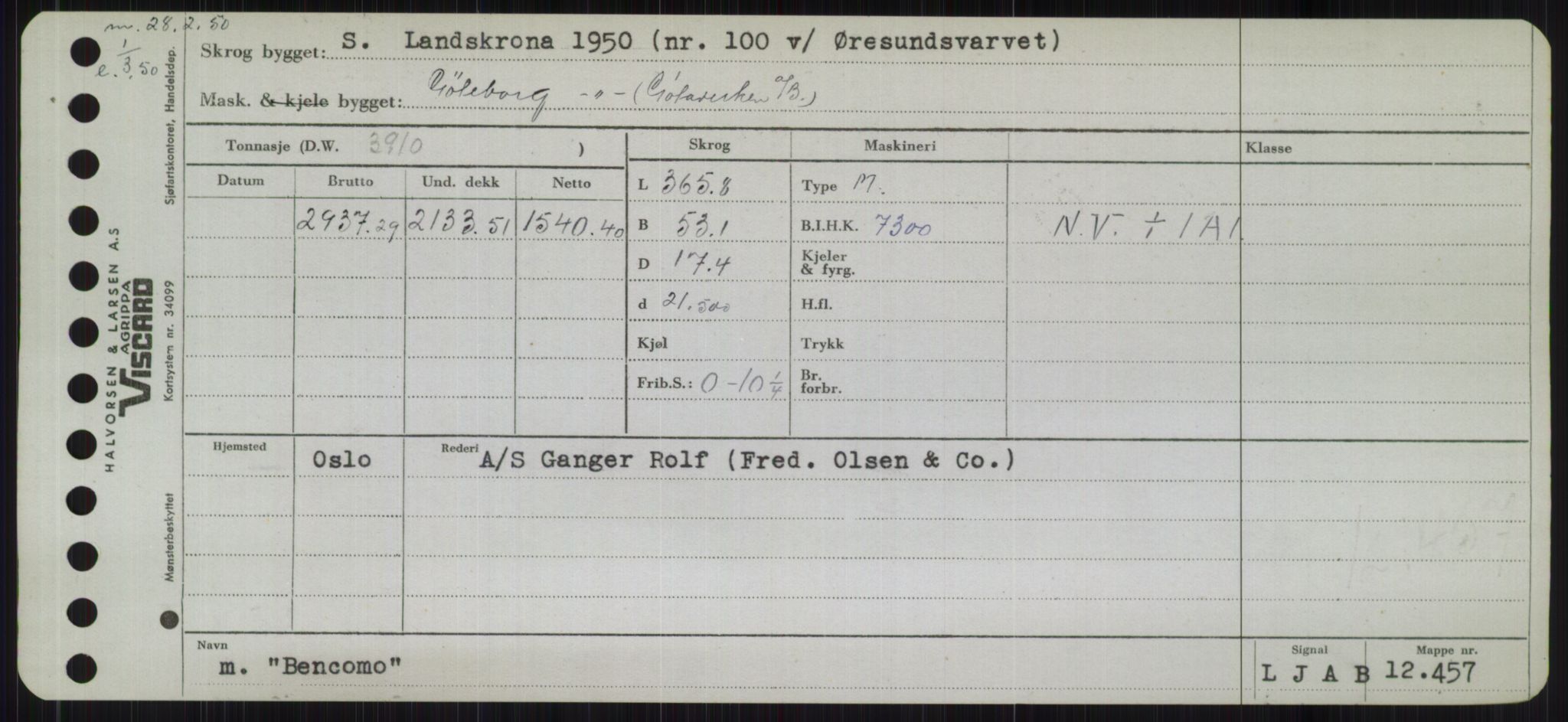 Sjøfartsdirektoratet med forløpere, Skipsmålingen, RA/S-1627/H/Hb/L0001: Fartøy, A-D, s. 207