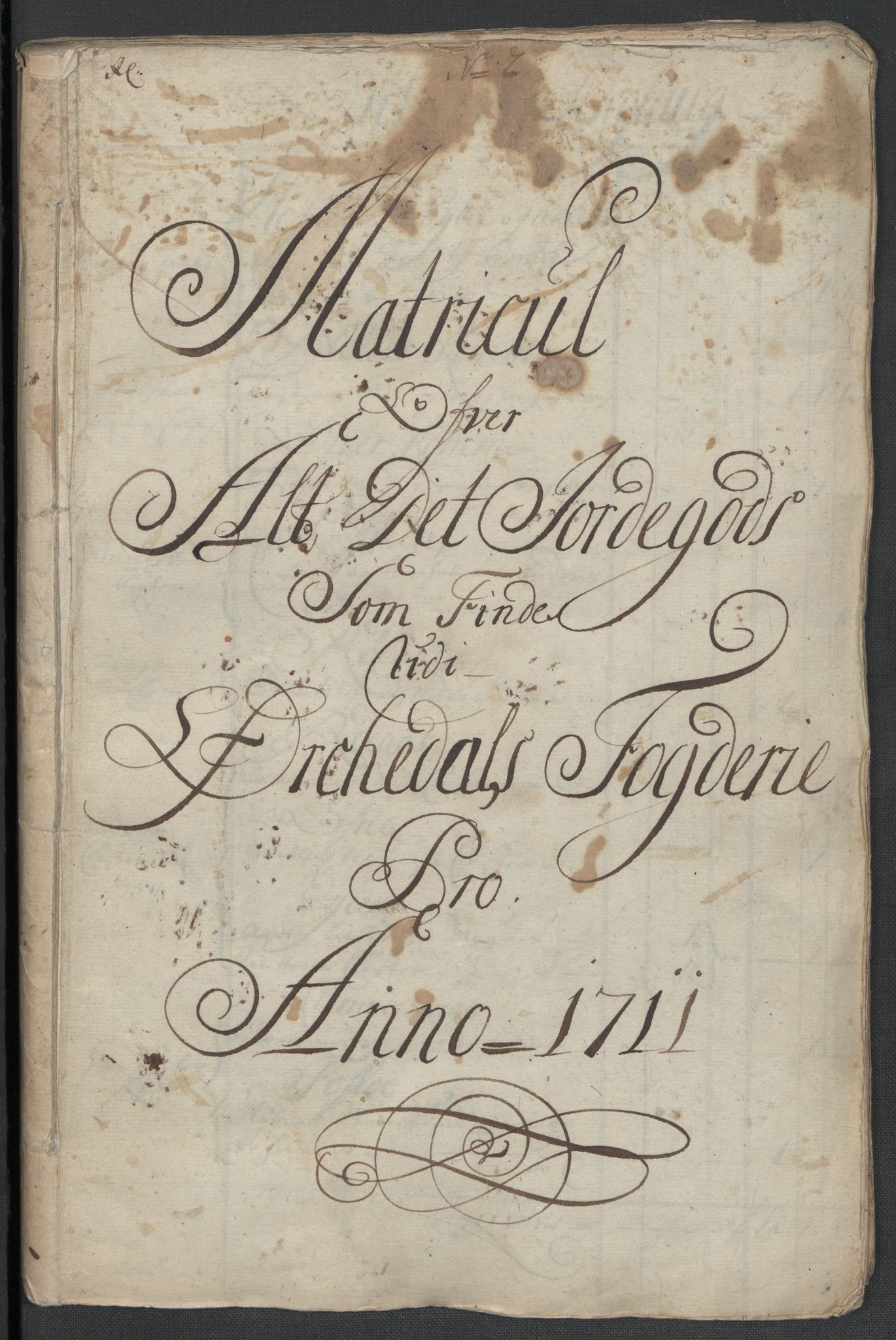 Rentekammeret inntil 1814, Reviderte regnskaper, Fogderegnskap, RA/EA-4092/R60/L3961: Fogderegnskap Orkdal og Gauldal, 1711, s. 38