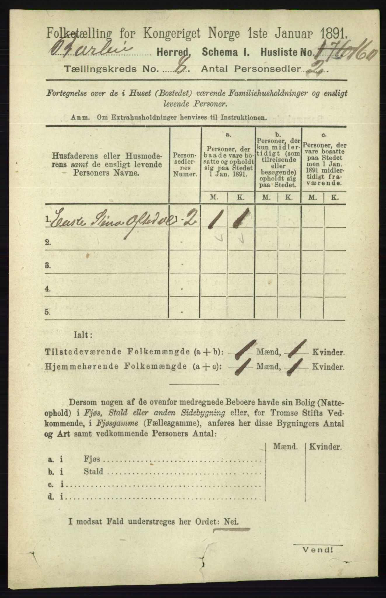 RA, Folketelling 1891 for 0990 Barbu herred, 1891, s. 5930