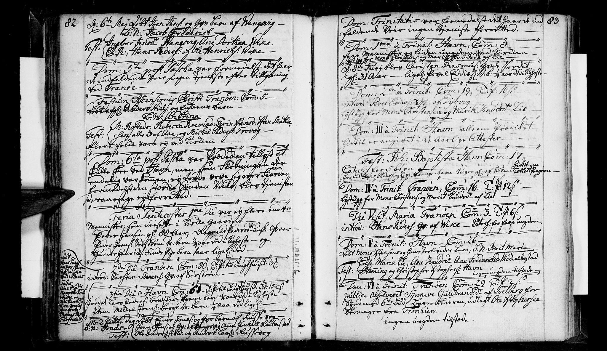 Tranøy sokneprestkontor, AV/SATØ-S-1313/I/Ia/Iaa/L0001kirke: Ministerialbok nr. 1, 1757-1773, s. 82-83
