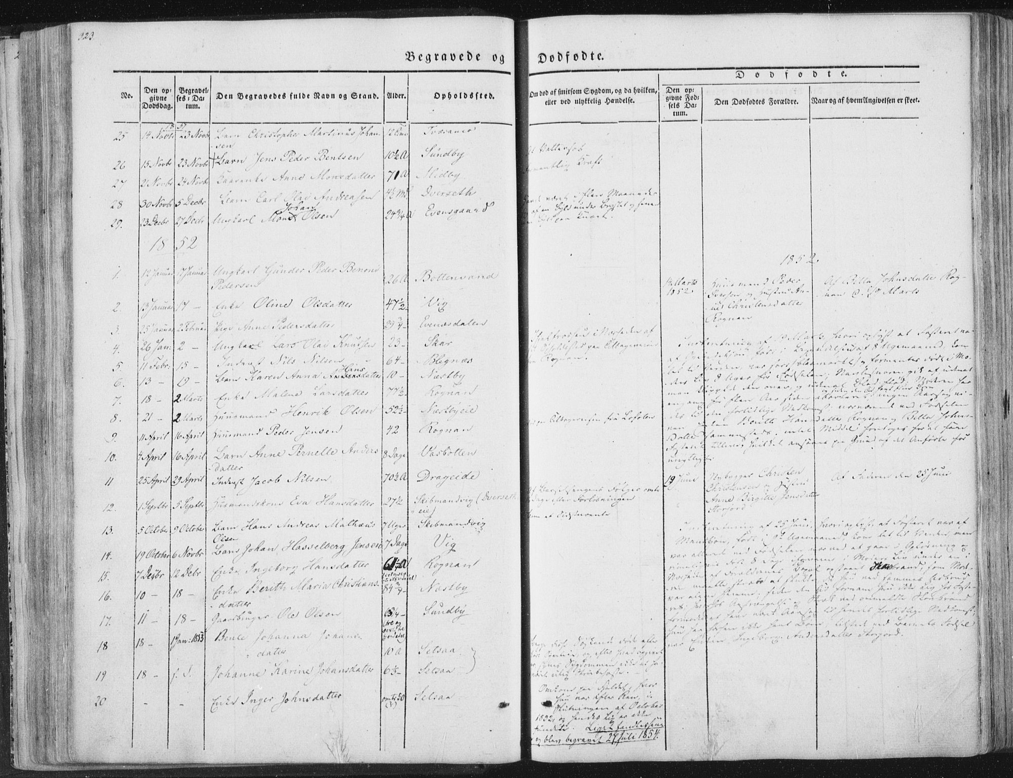 Ministerialprotokoller, klokkerbøker og fødselsregistre - Nordland, AV/SAT-A-1459/847/L0667: Ministerialbok nr. 847A07, 1842-1871, s. 323