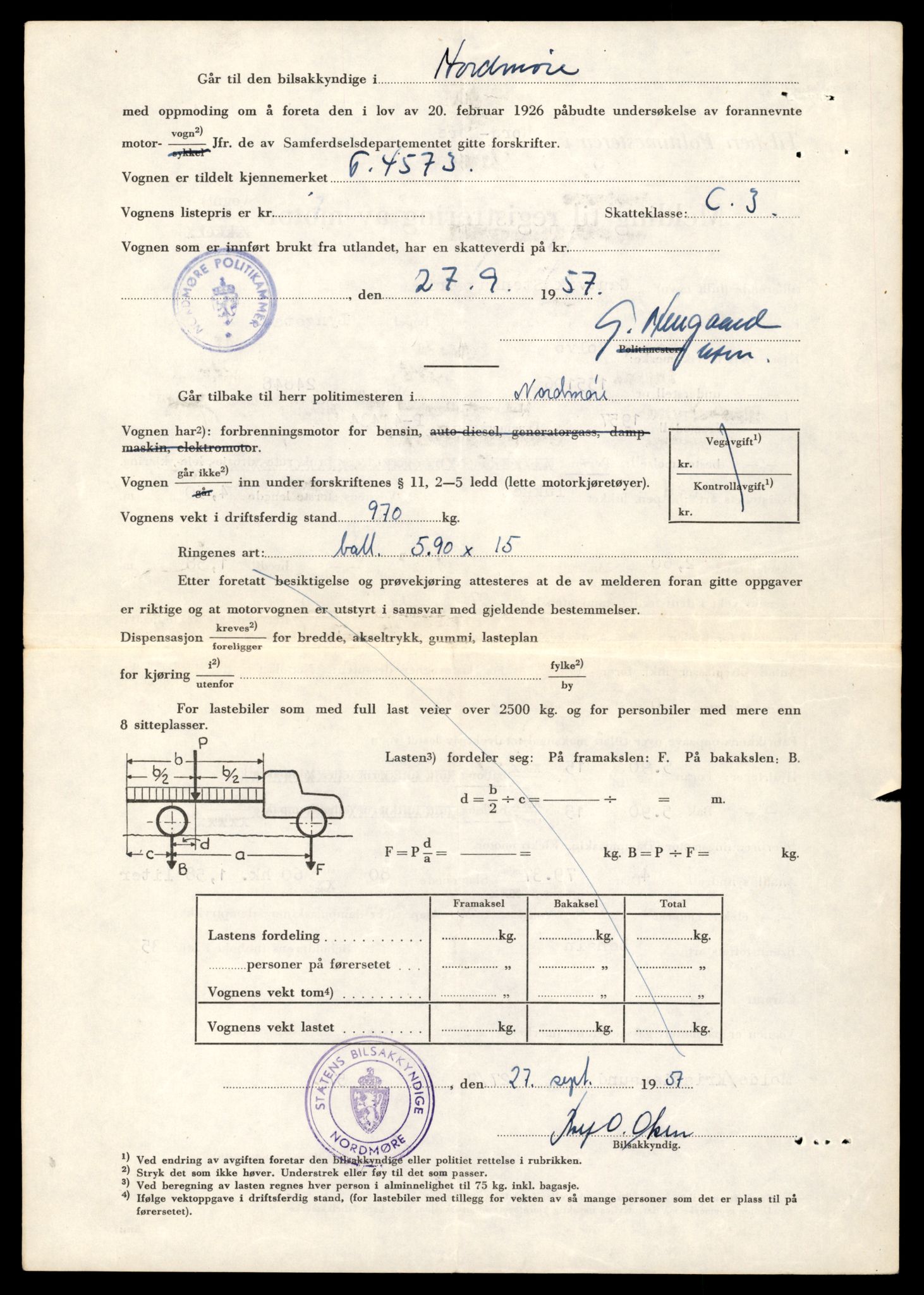 Møre og Romsdal vegkontor - Ålesund trafikkstasjon, AV/SAT-A-4099/F/Fe/L0044: Registreringskort for kjøretøy T 14205 - T 14319, 1927-1998, s. 2328
