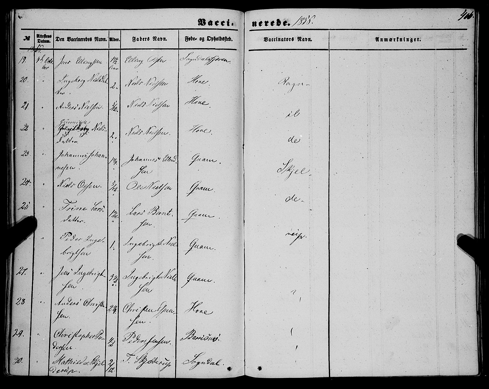 Sogndal sokneprestembete, AV/SAB-A-81301/H/Haa/Haaa/L0012II: Ministerialbok nr. A 12II, 1847-1877, s. 406