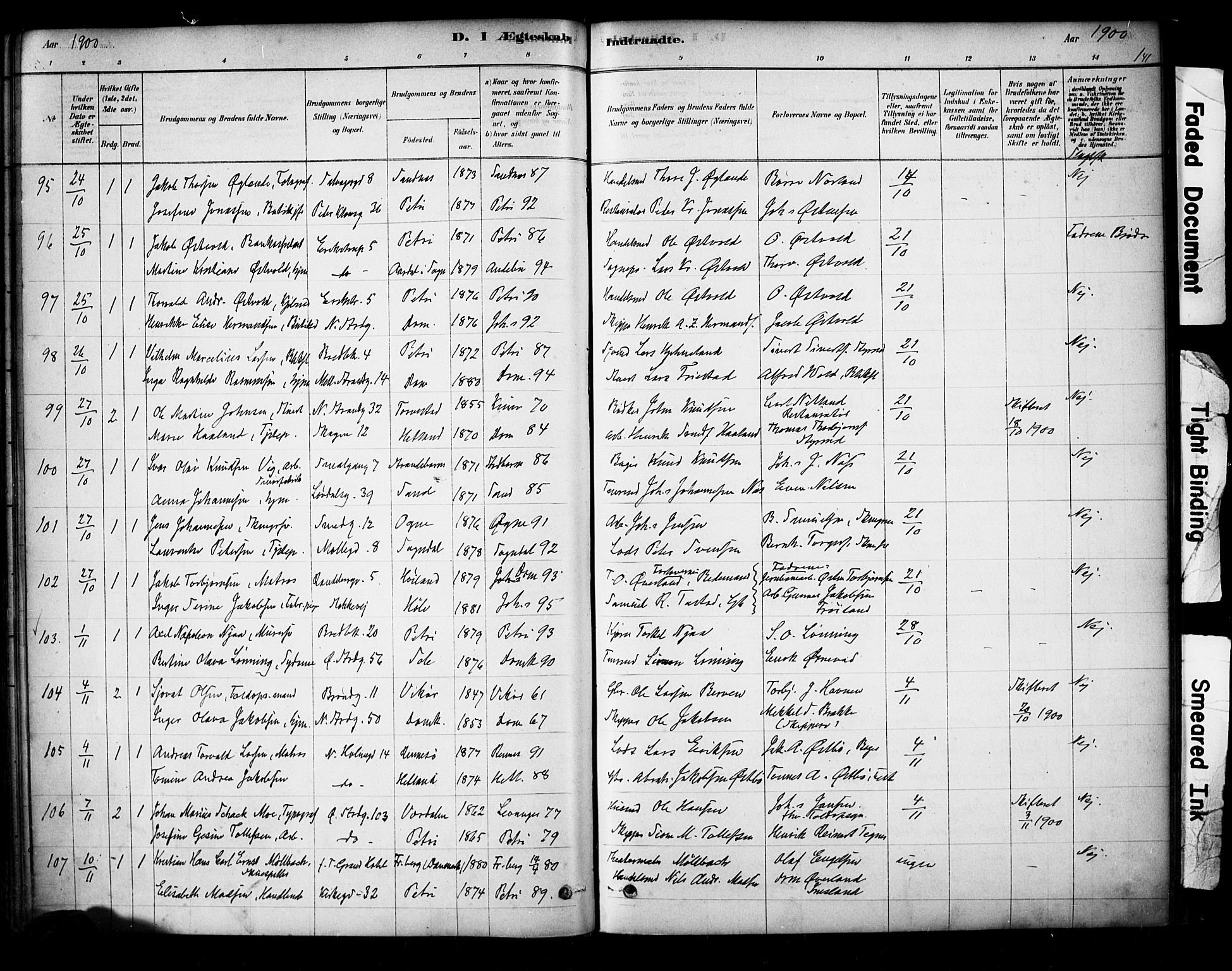 Domkirken sokneprestkontor, AV/SAST-A-101812/001/30/30BA/L0029: Ministerialbok nr. A 28, 1878-1904, s. 141