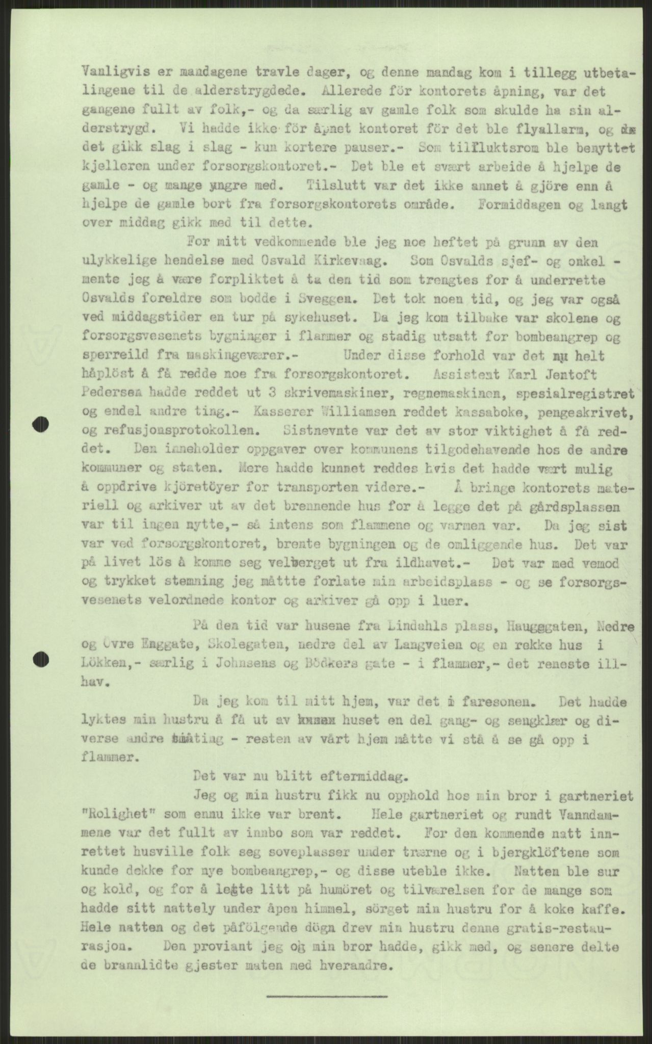 Forsvaret, Forsvarets krigshistoriske avdeling, AV/RA-RAFA-2017/Y/Ya/L0015: II-C-11-31 - Fylkesmenn.  Rapporter om krigsbegivenhetene 1940., 1940, s. 659