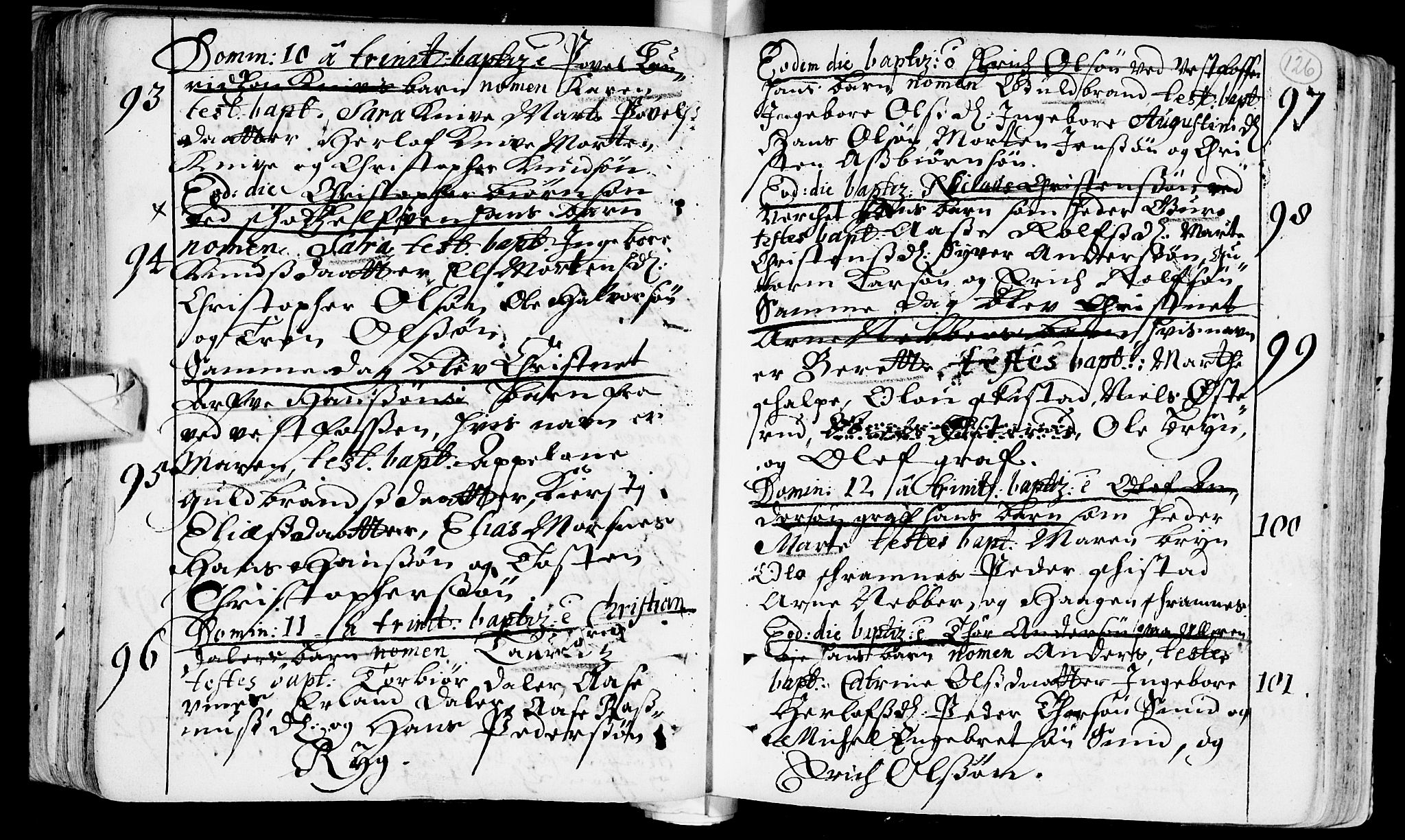 Eiker kirkebøker, AV/SAKO-A-4/F/Fa/L0002: Ministerialbok nr. I 2, 1705-1724, s. 126