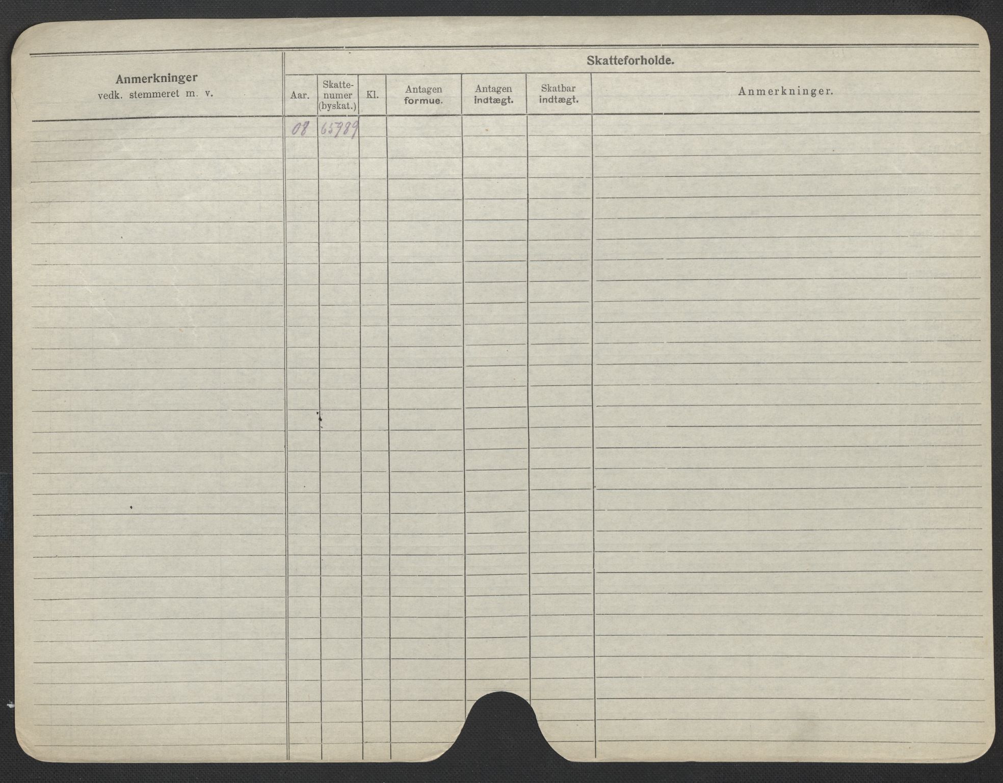 Oslo folkeregister, Registerkort, SAO/A-11715/F/Fa/Fac/L0022: Kvinner, 1906-1914, s. 949b