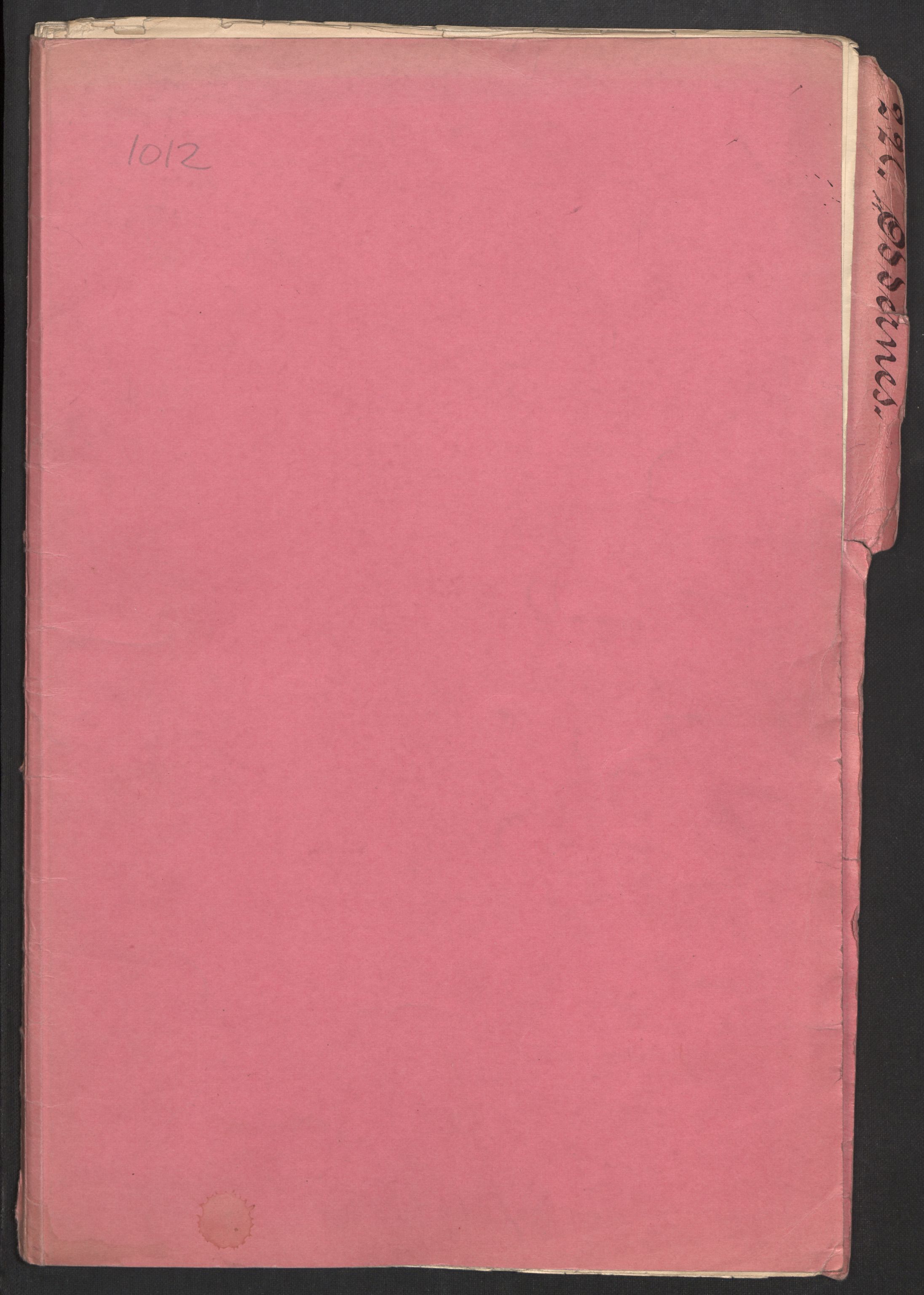 SAK, Folketelling 1920 for 1012 Oddernes herred, 1920, s. 1