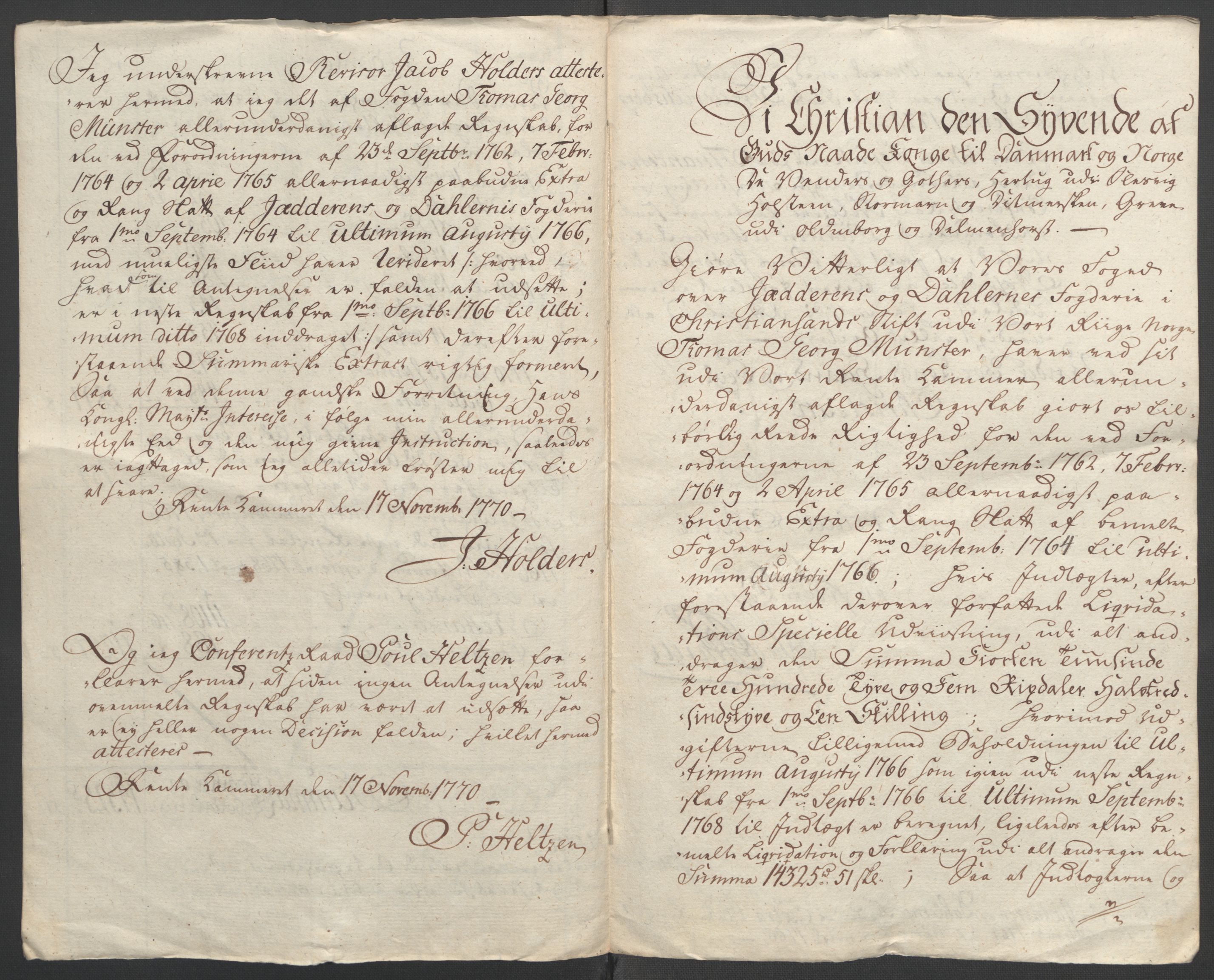 Rentekammeret inntil 1814, Reviderte regnskaper, Fogderegnskap, RA/EA-4092/R46/L2836: Ekstraskatten Jæren og Dalane, 1764-1766, s. 11