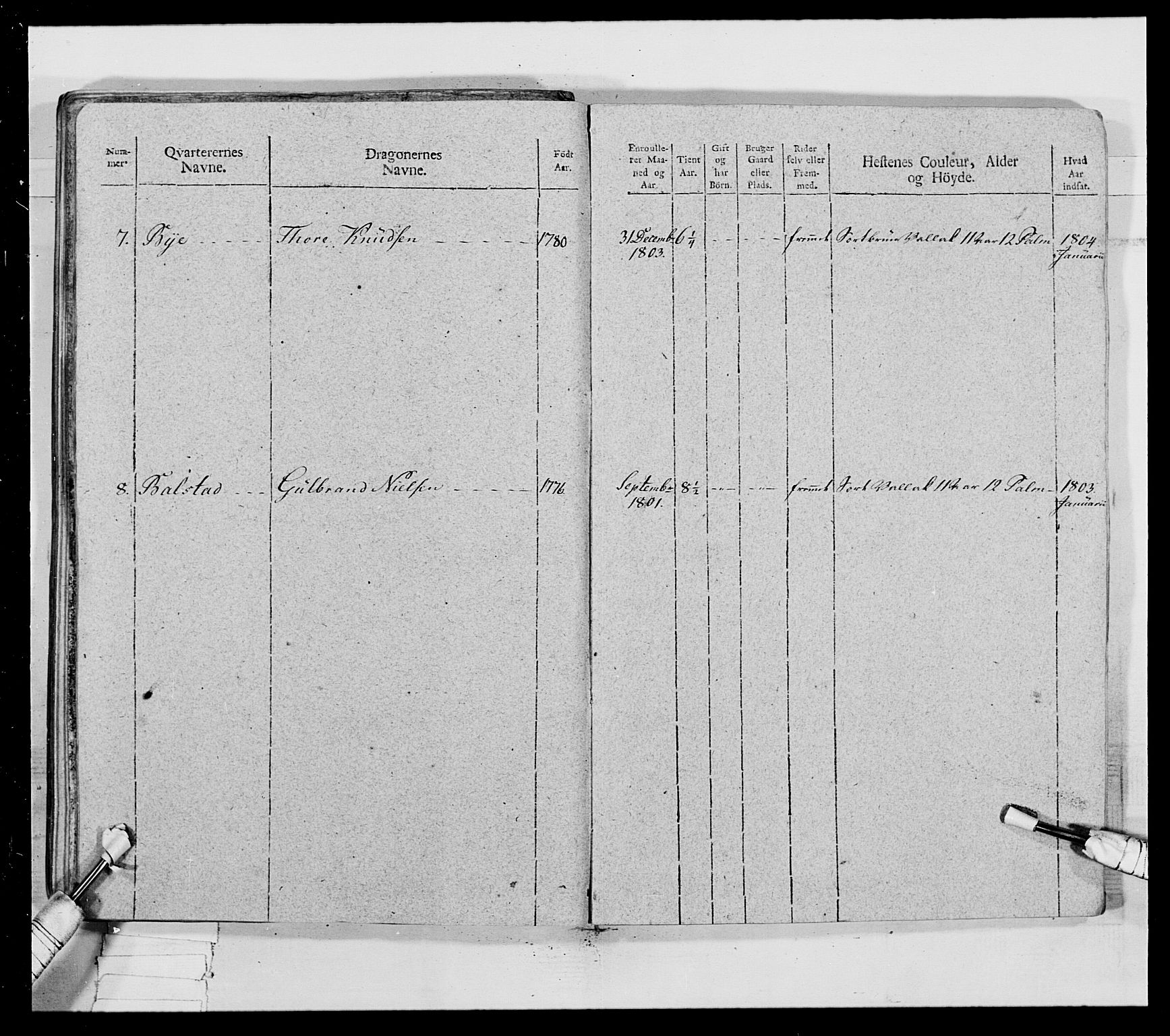 Generalitets- og kommissariatskollegiet, Det kongelige norske kommissariatskollegium, AV/RA-EA-5420/E/Eh/L0018: Opplandske dragonregiment, 1810-1811, s. 456