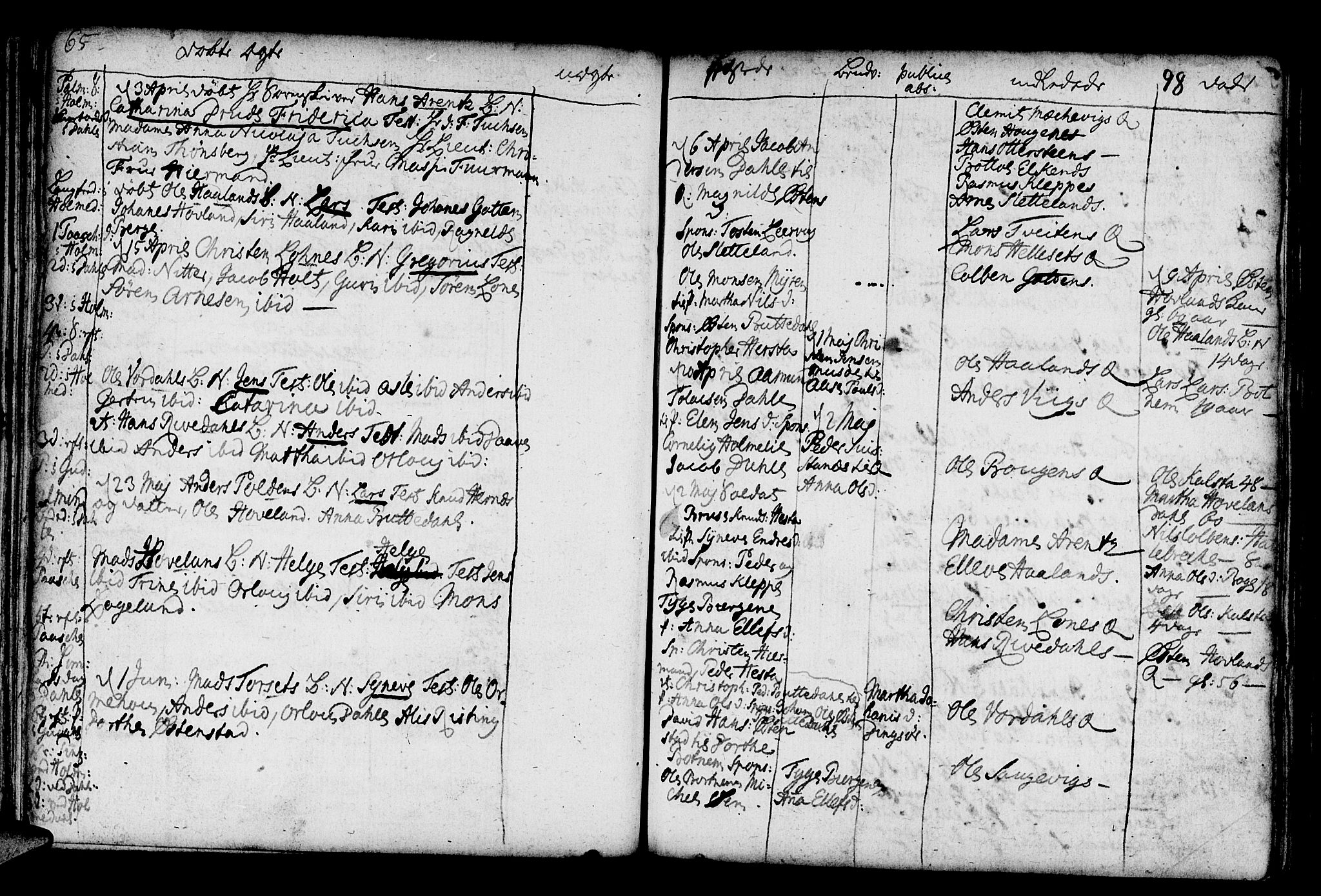 Fjaler sokneprestembete, AV/SAB-A-79801/H/Haa/Haaa/L0001: Ministerialbok nr. A 1, 1755-1778, s. 98