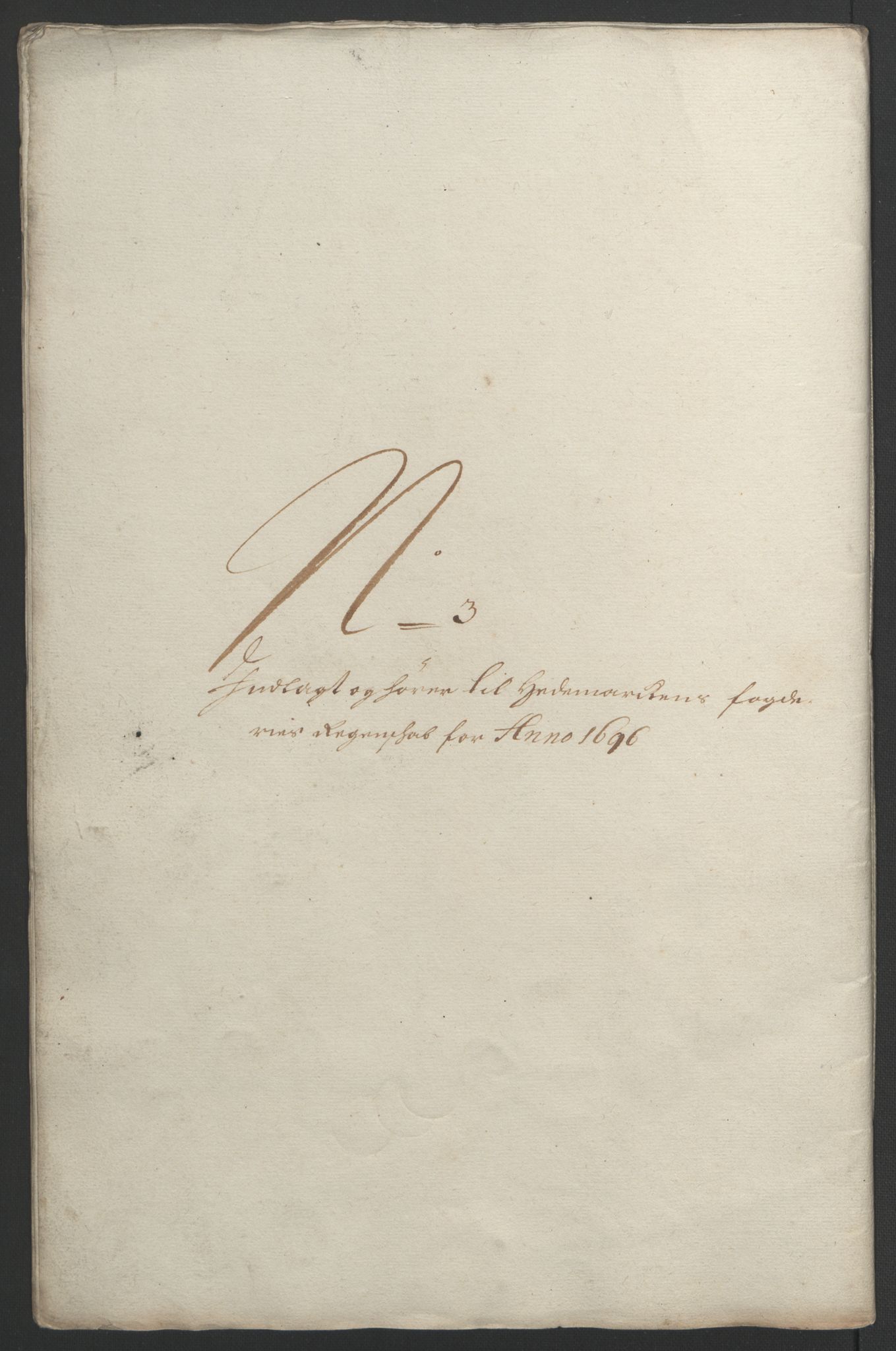 Rentekammeret inntil 1814, Reviderte regnskaper, Fogderegnskap, RA/EA-4092/R16/L1036: Fogderegnskap Hedmark, 1695-1696, s. 320
