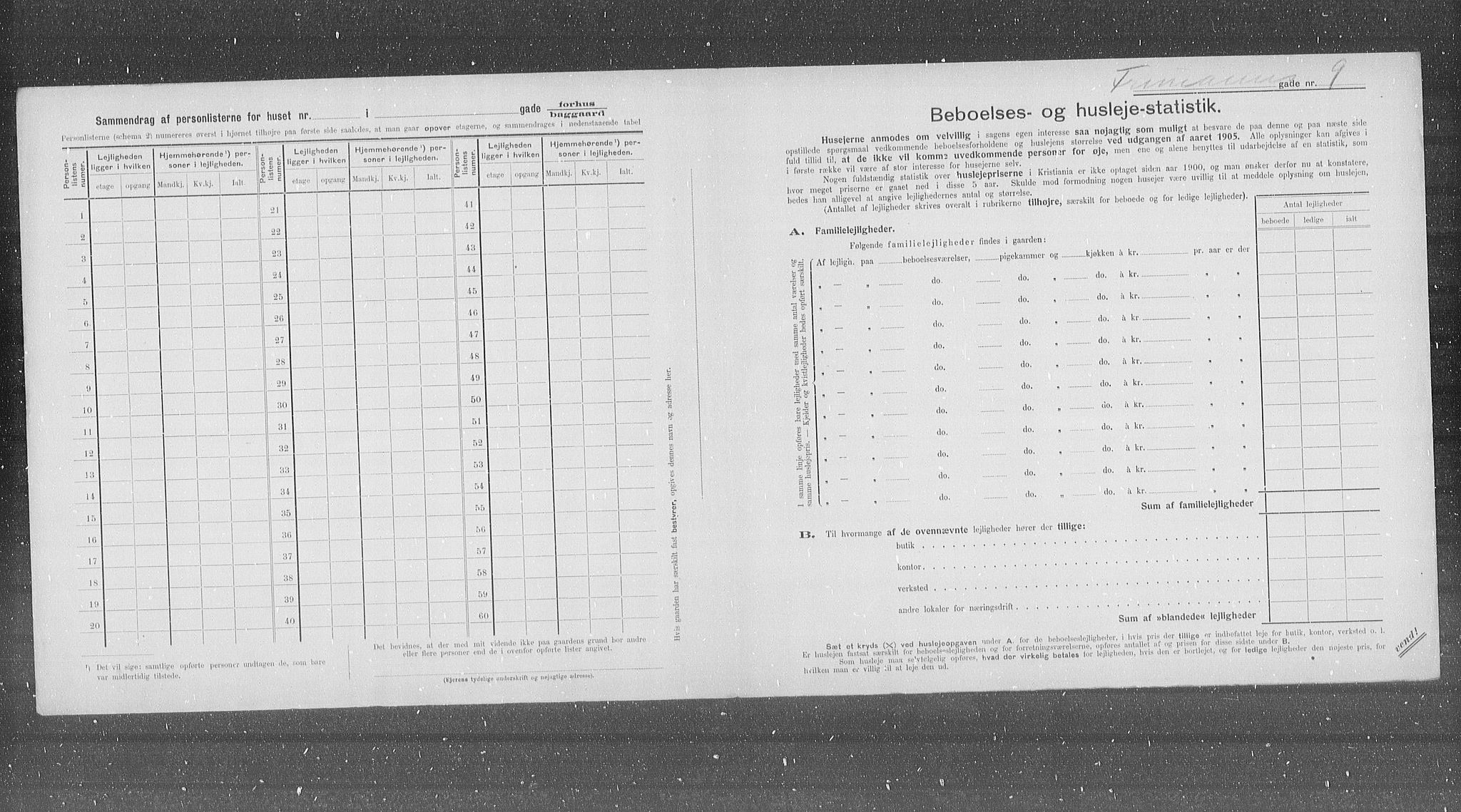 OBA, Kommunal folketelling 31.12.1905 for Kristiania kjøpstad, 1905, s. 13886
