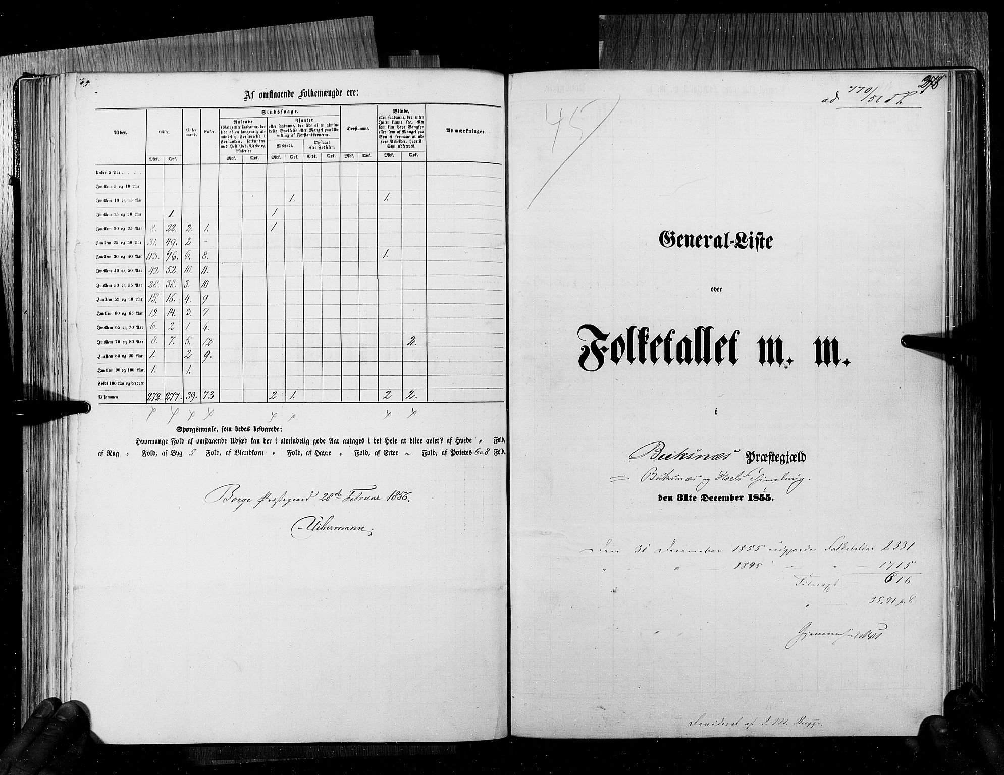 RA, Folketellingen 1855, bind 6B: Nordland amt og Finnmarken amt, 1855, s. 278