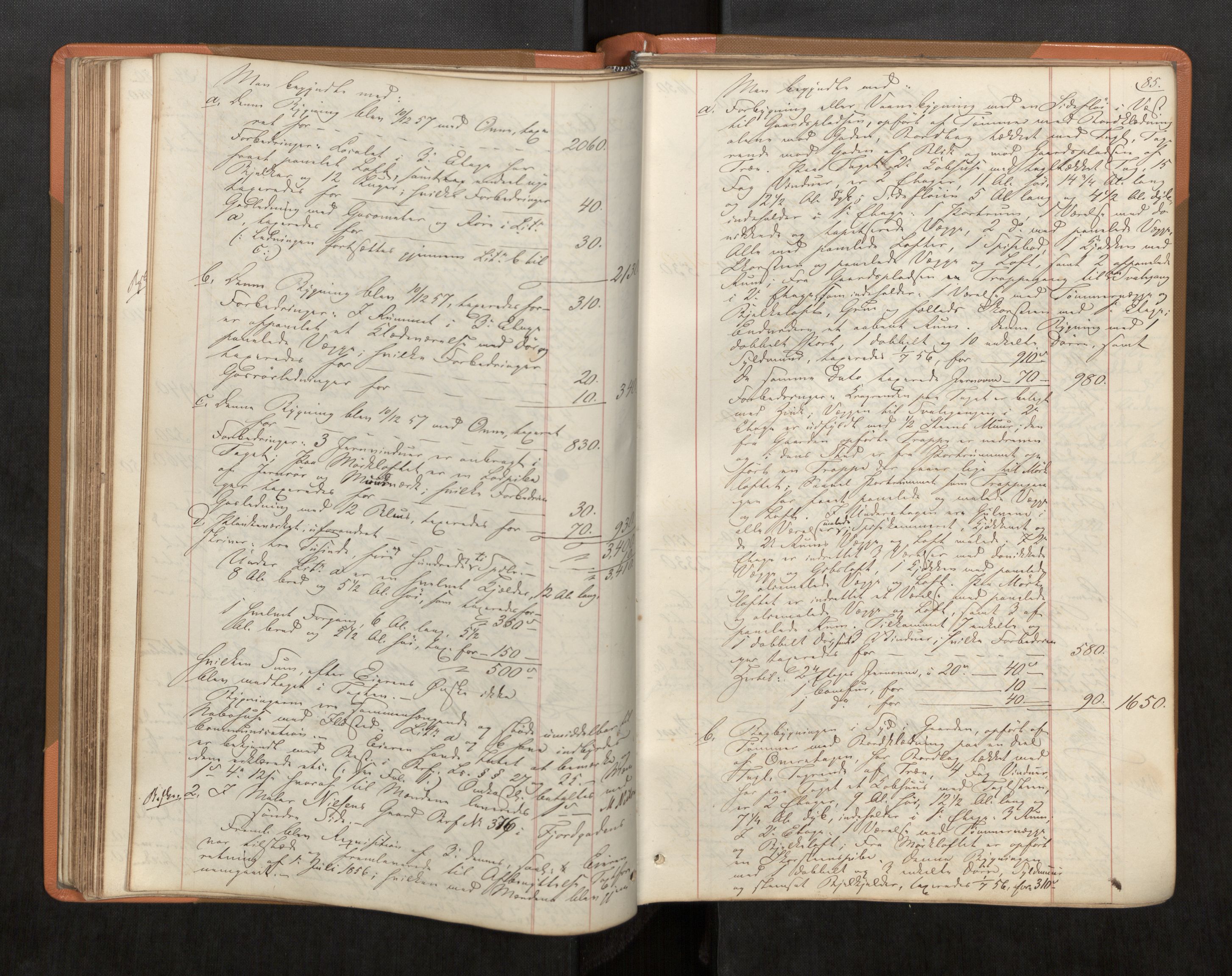 Norges Brannkasse Trondheim magistrat, AV/SAT-A-5590/Fa/L0037: Branntakstprotokoll, 1860-1867, s. 85