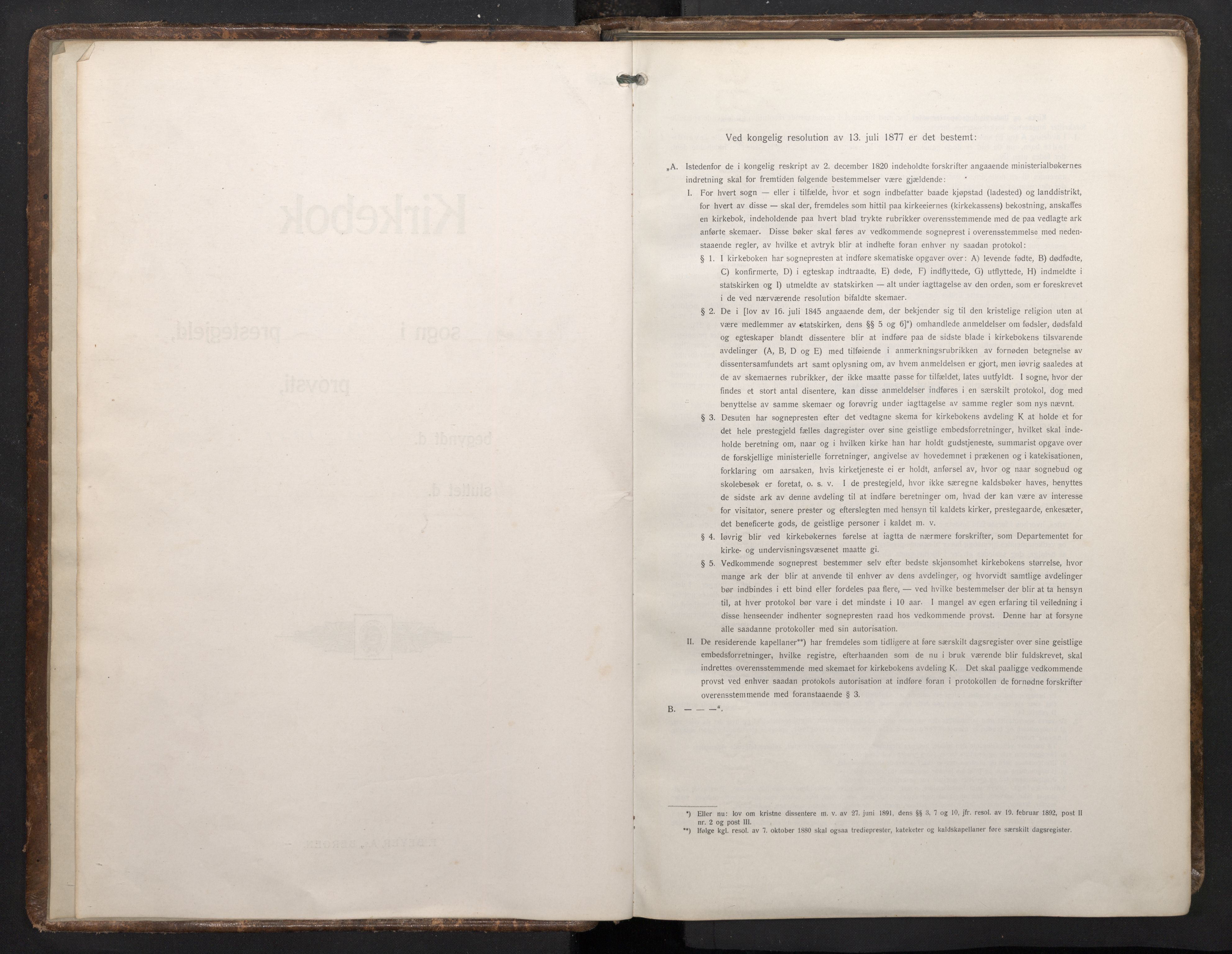 Korskirken sokneprestembete, SAB/A-76101/H/Haa/L0032: Ministerialbok nr. C 8, 1921-1948