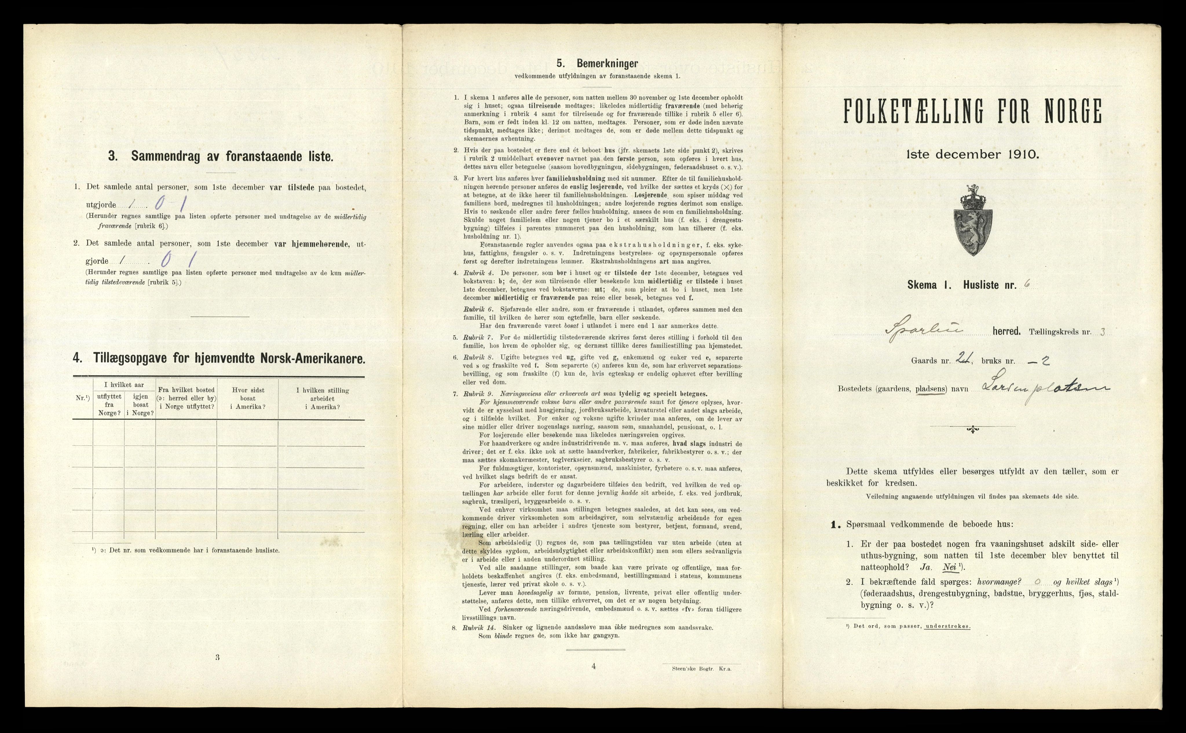 RA, Folketelling 1910 for 1731 Sparbu herred, 1910, s. 490