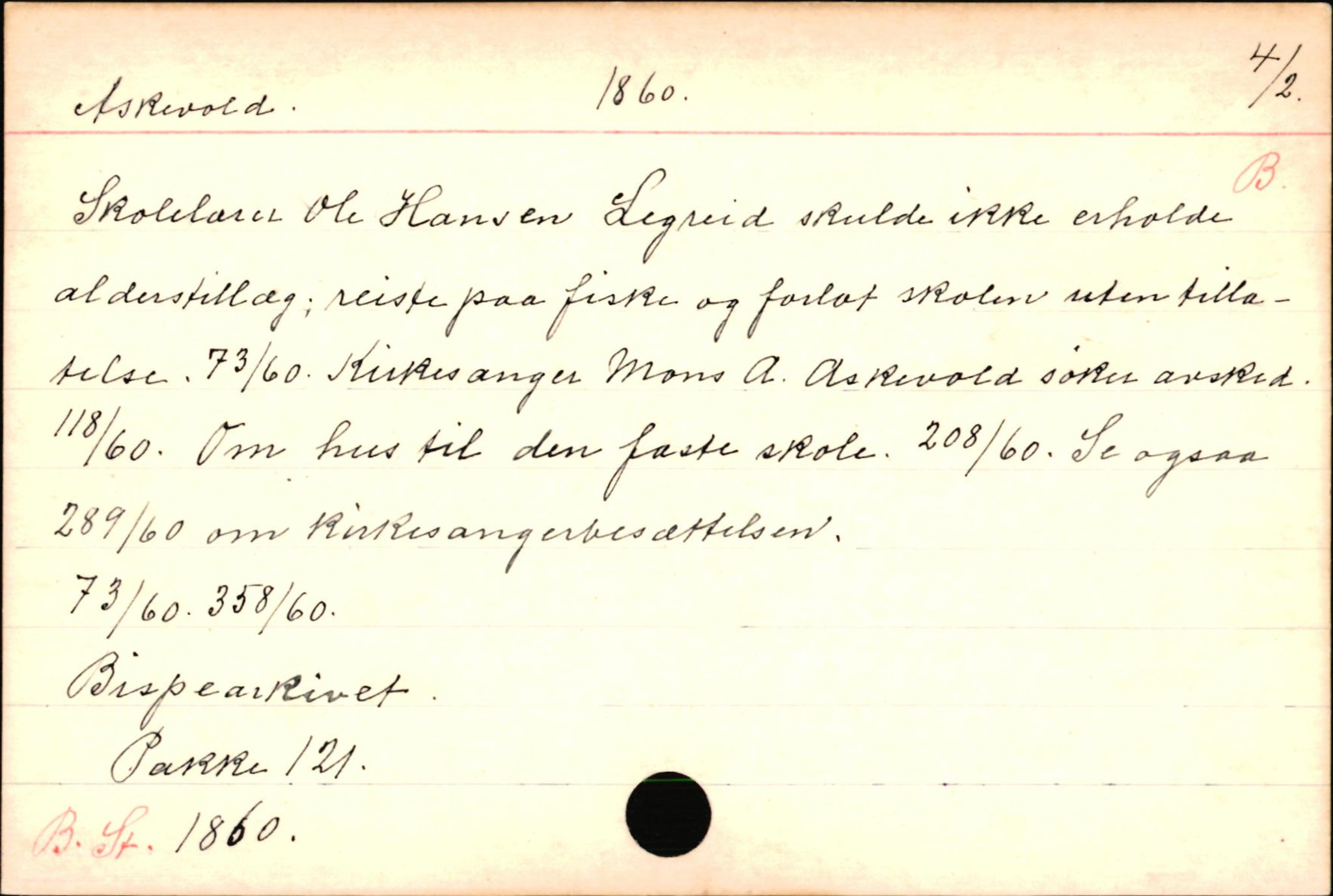 Haugen, Johannes - lærer, AV/SAB-SAB/PA-0036/01/L0001: Om klokkere og lærere, 1521-1904, s. 6638