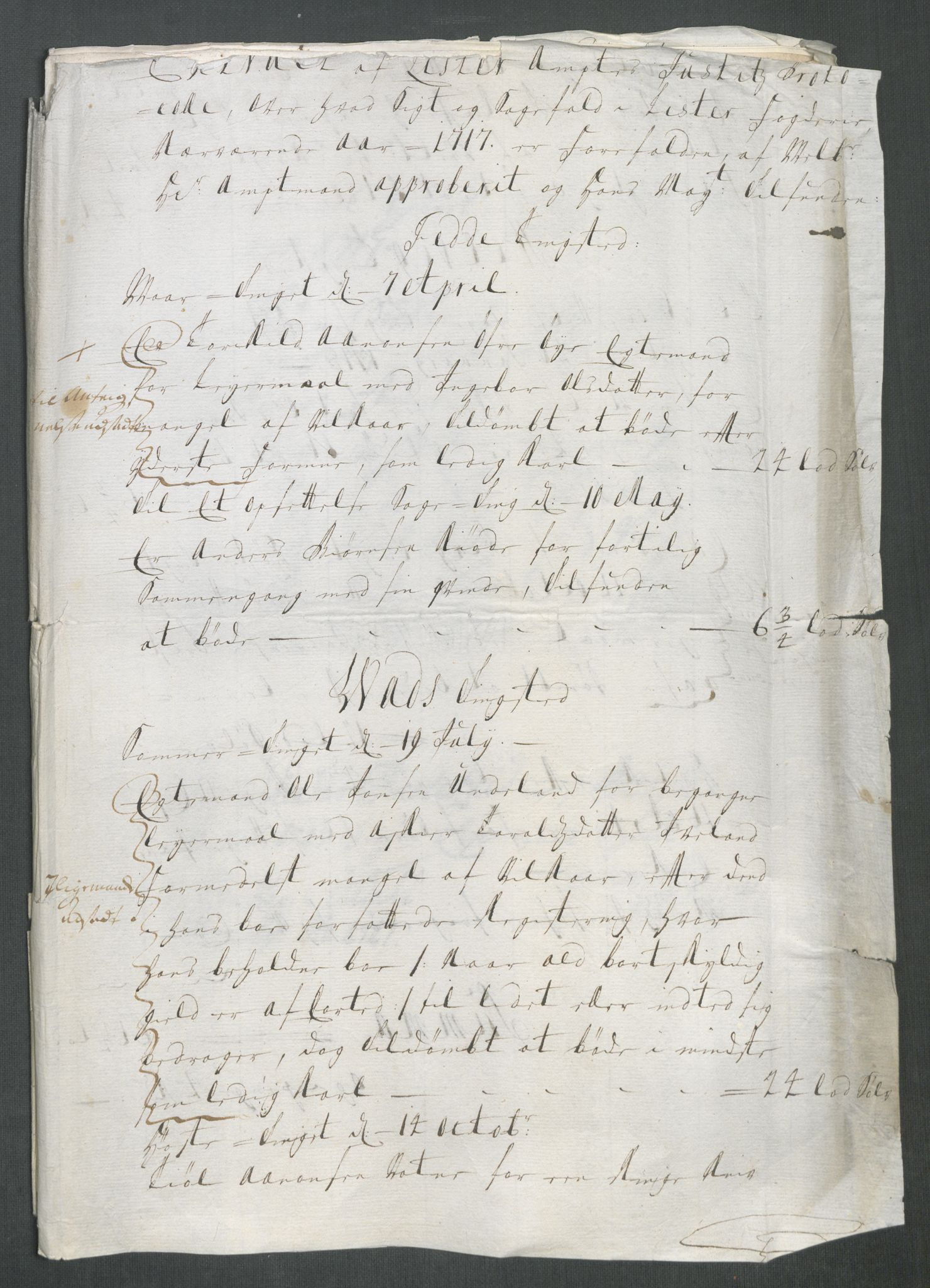 Rentekammeret inntil 1814, Reviderte regnskaper, Fogderegnskap, AV/RA-EA-4092/R43/L2561: Fogderegnskap Lista og Mandal, 1717, s. 173