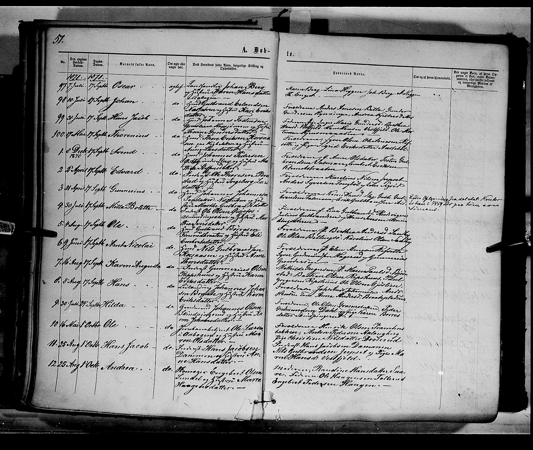 Eidskog prestekontor, AV/SAH-PREST-026/H/Ha/Haa/L0002: Ministerialbok nr. 2, 1867-1878, s. 51