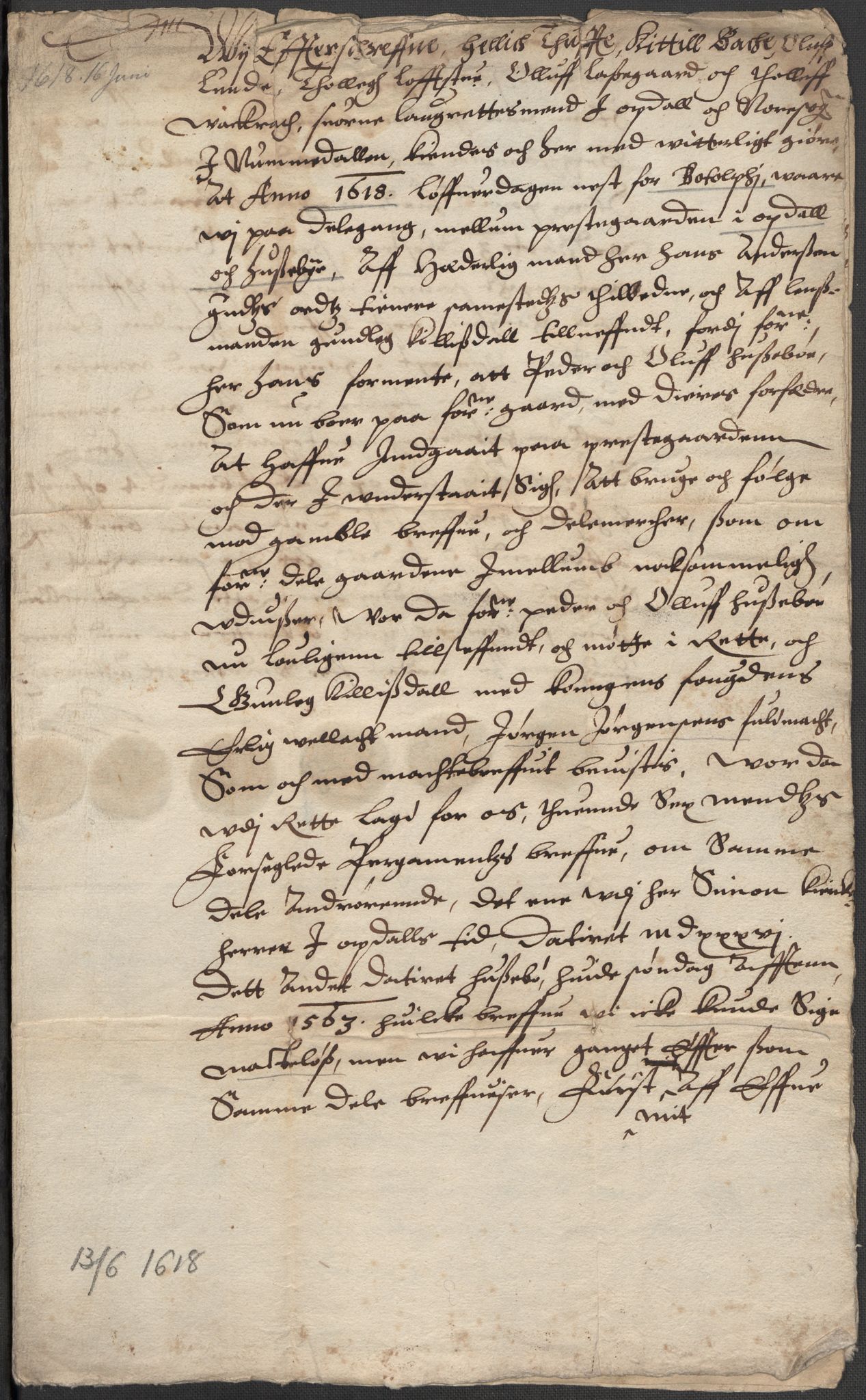 Riksarkivets diplomsamling, AV/RA-EA-5965/F15/L0019: Prestearkiv - Buskerud og Telemark, 1618-1841, s. 158