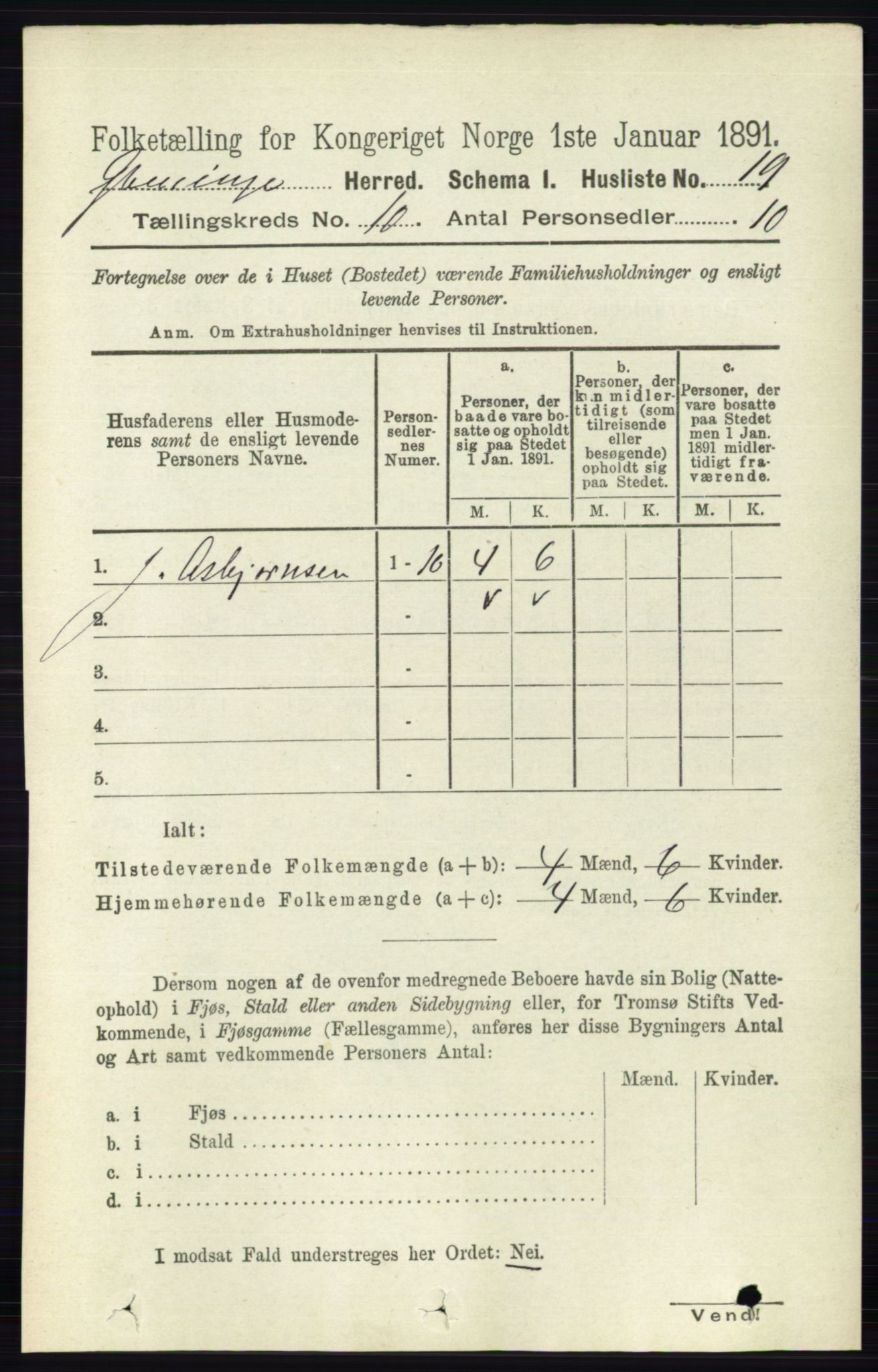 RA, Folketelling 1891 for 0132 Glemmen herred, 1891, s. 9919