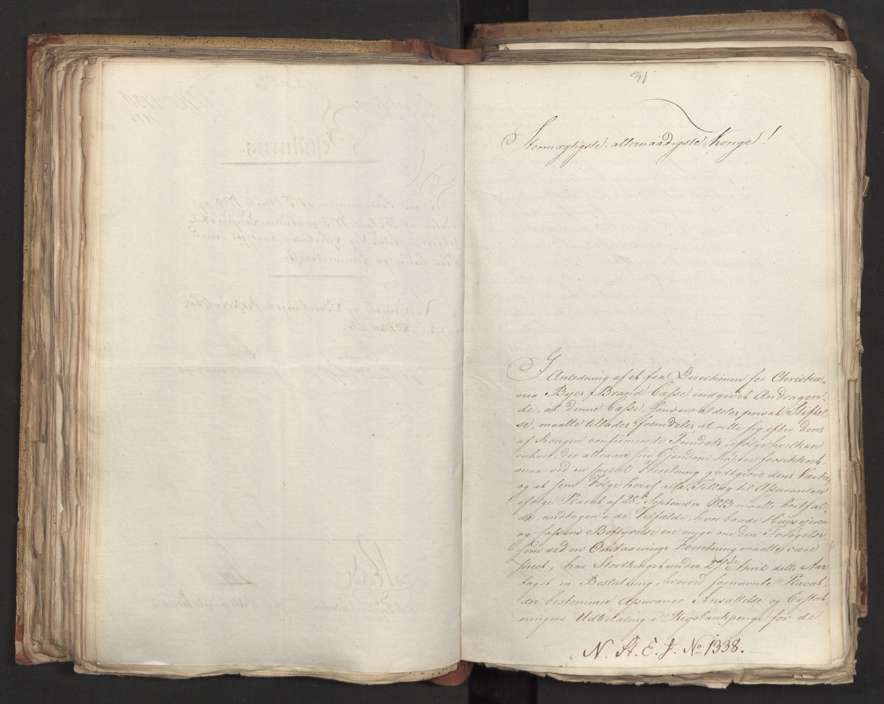 Statsrådsavdelingen i Stockholm, AV/RA-S-1003/D/Da/L0006: Regjeringsinnstillinger nr. 1247-1544, 1816, s. 184