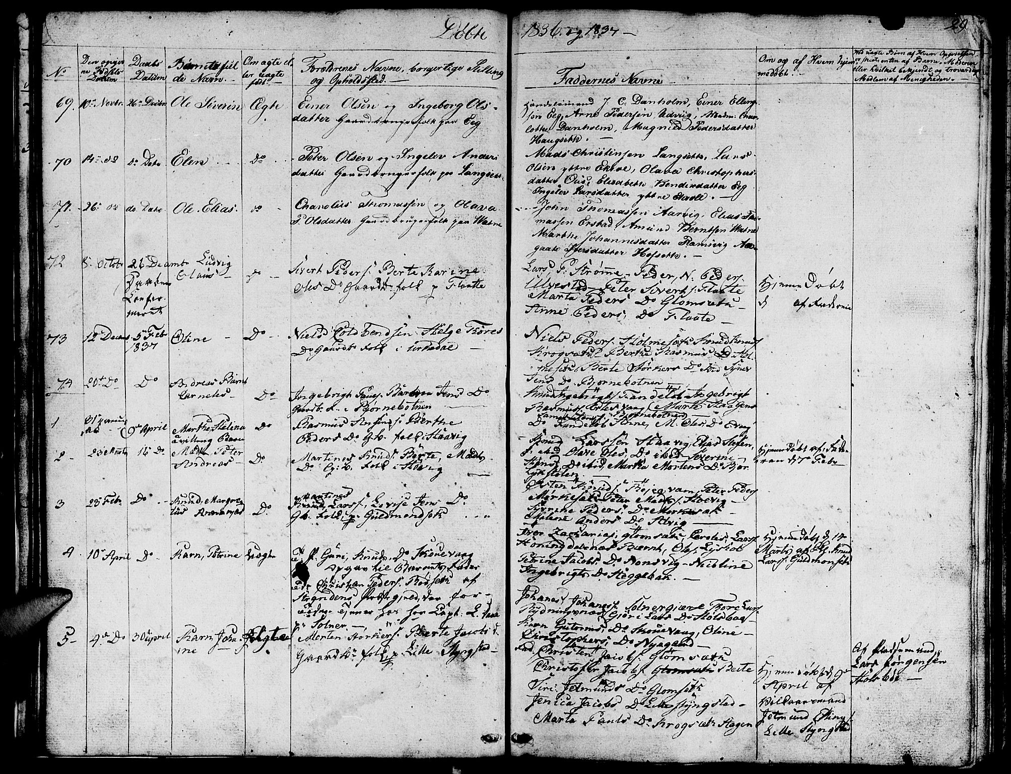 Ministerialprotokoller, klokkerbøker og fødselsregistre - Møre og Romsdal, SAT/A-1454/524/L0361: Klokkerbok nr. 524C02, 1831-1840, s. 29