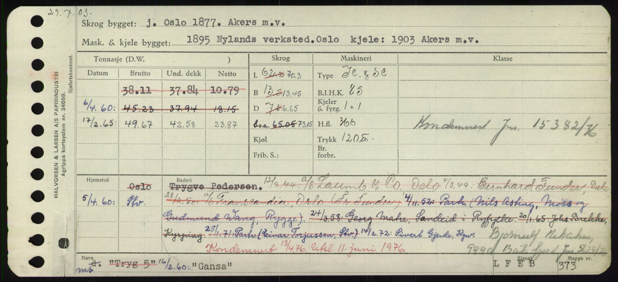 Sjøfartsdirektoratet med forløpere, Skipsmålingen, AV/RA-S-1627/H/Hd/L0012: Fartøy, G-Glø, s. 59