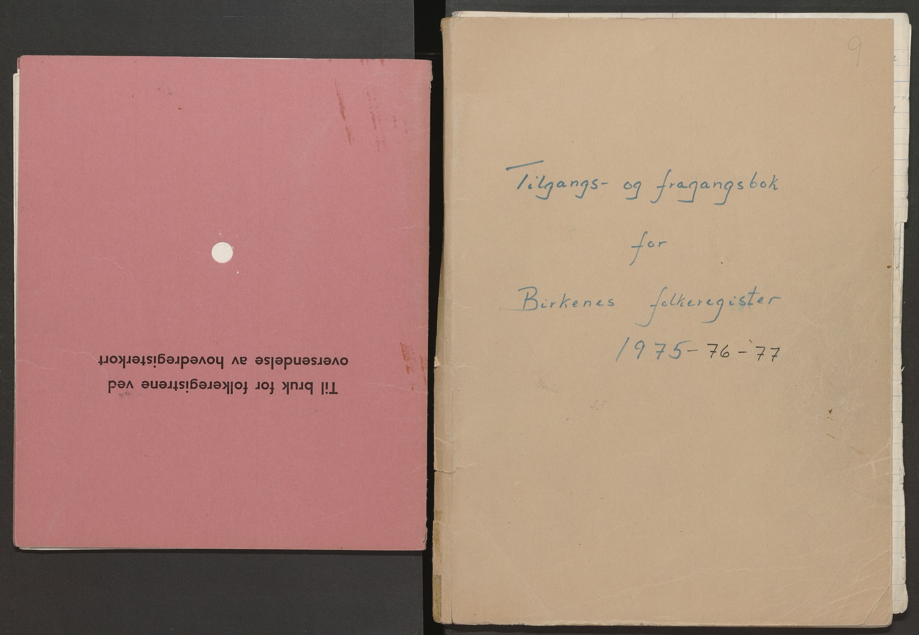 Birkenes folkeregister, SAK/1341-0006/F/L0010: Flytting, 1947-1982