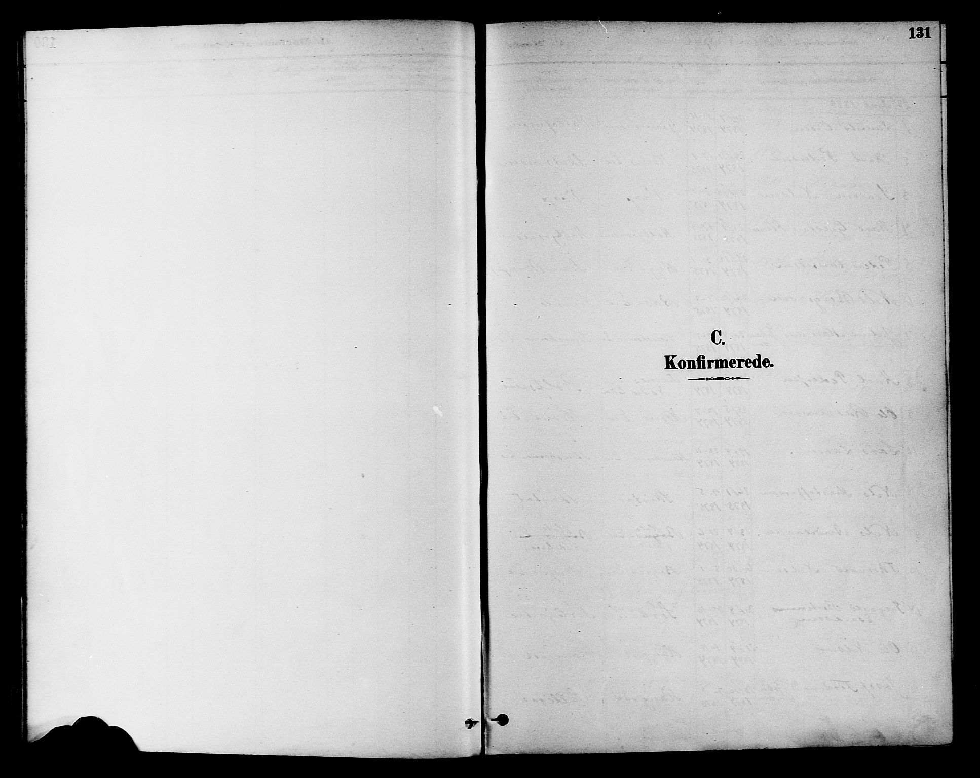 Eiker kirkebøker, SAKO/A-4/F/Fb/L0002: Ministerialbok nr. II 2, 1889-1896, s. 131