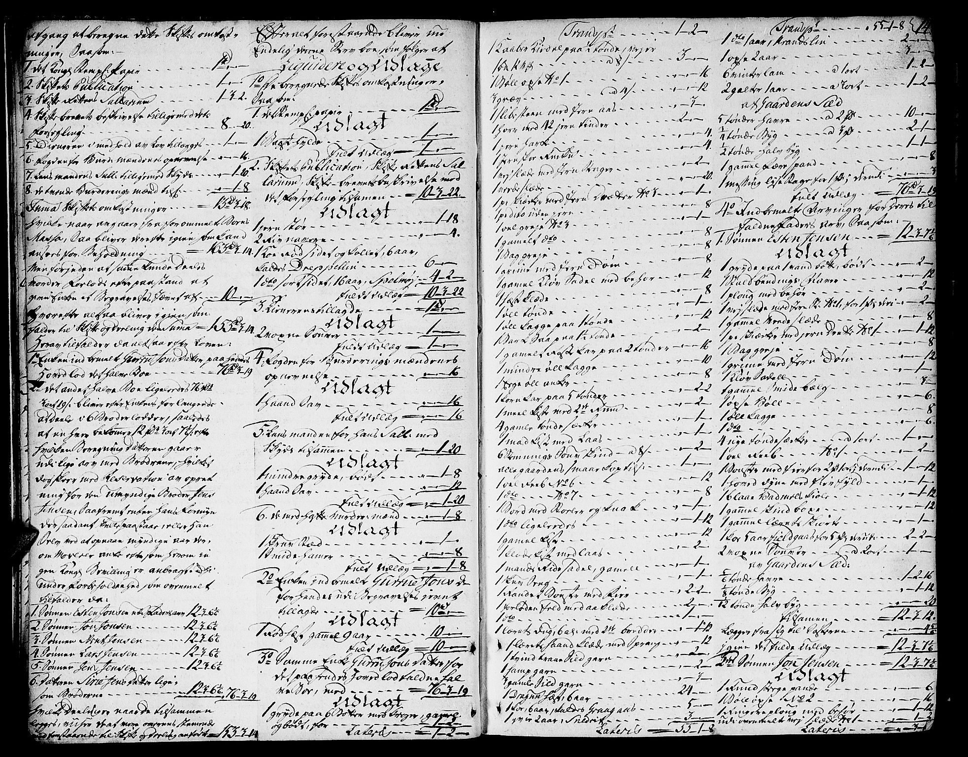 Gauldal sorenskriveri, AV/SAT-A-0014/1/3/3A/L0005: Skifteprotokoll, 1772-1777, s. 13b-14a
