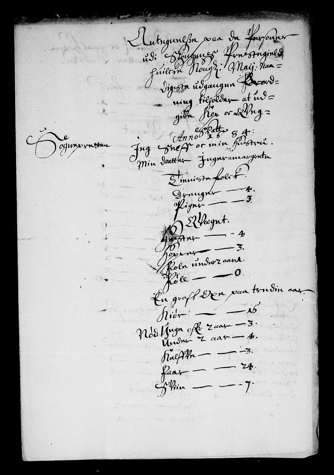 Rentekammeret inntil 1814, Reviderte regnskaper, Stiftamtstueregnskaper, Trondheim stiftamt og Nordland amt, AV/RA-EA-6044/R/Rg/L0075: Trondheim stiftamt og Nordland amt, 1684