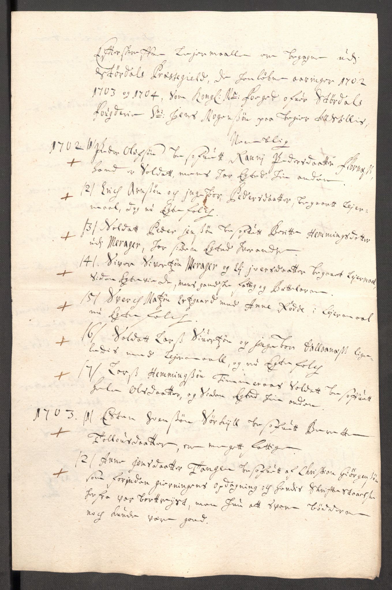 Rentekammeret inntil 1814, Reviderte regnskaper, Fogderegnskap, AV/RA-EA-4092/R62/L4195: Fogderegnskap Stjørdal og Verdal, 1704, s. 317