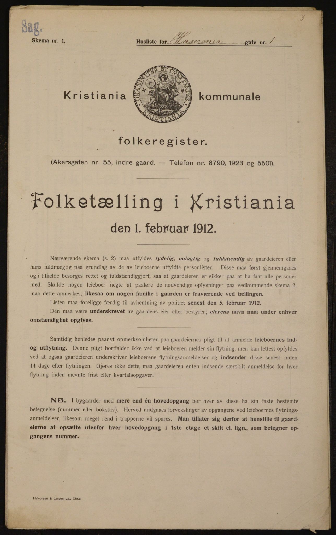 OBA, Kommunal folketelling 1.2.1912 for Kristiania, 1912, s. 34286