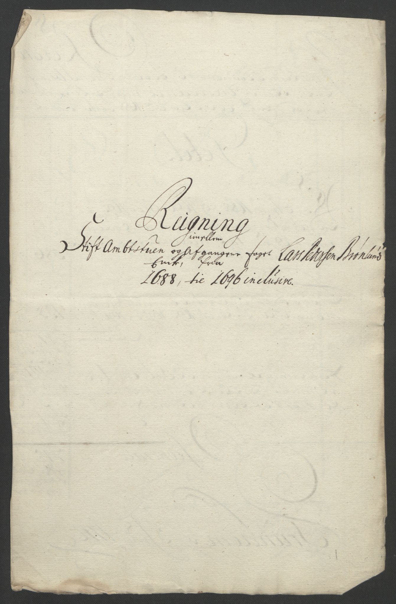 Rentekammeret inntil 1814, Reviderte regnskaper, Fogderegnskap, RA/EA-4092/R57/L3851: Fogderegnskap Fosen, 1695-1696, s. 356