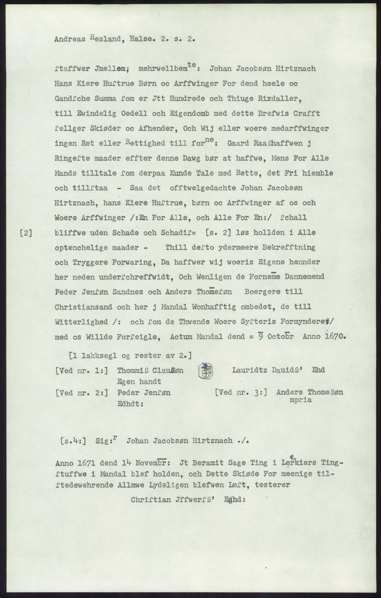 Samlinger til kildeutgivelse, Diplomavskriftsamlingen, AV/RA-EA-4053/H/Ha, s. 741