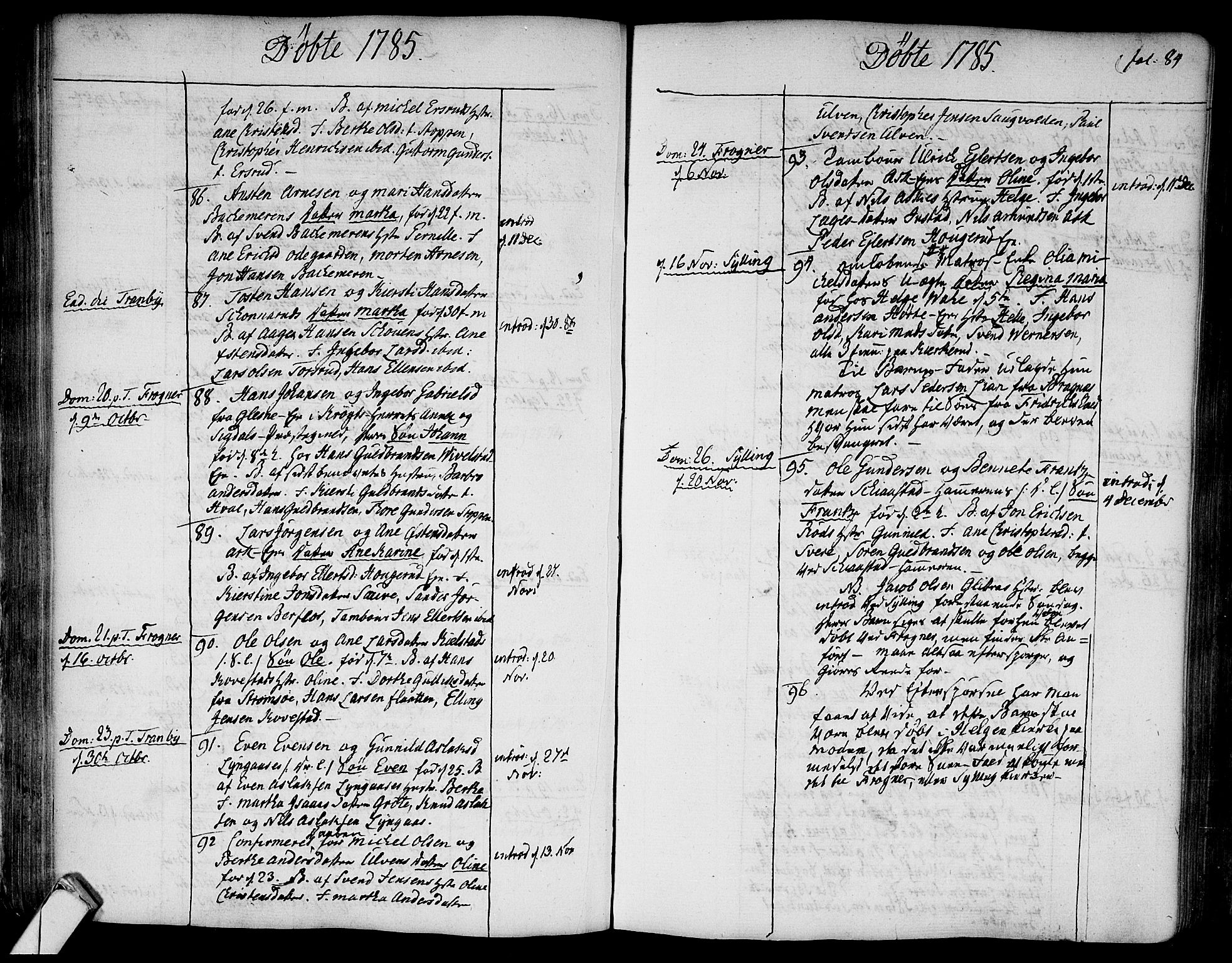 Lier kirkebøker, SAKO/A-230/F/Fa/L0006: Ministerialbok nr. I 6, 1777-1794, s. 84