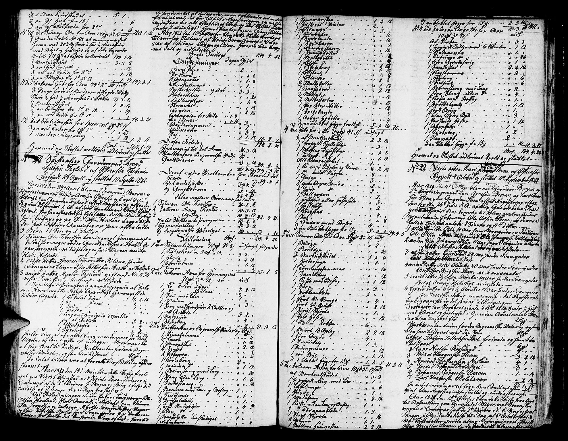 Hardanger og Voss sorenskriveri, SAB/A-2501/4/4A/4Ad/L0001: Skifterettsprotokoll for Hardanger, 1800-1822, s. 841b-842a