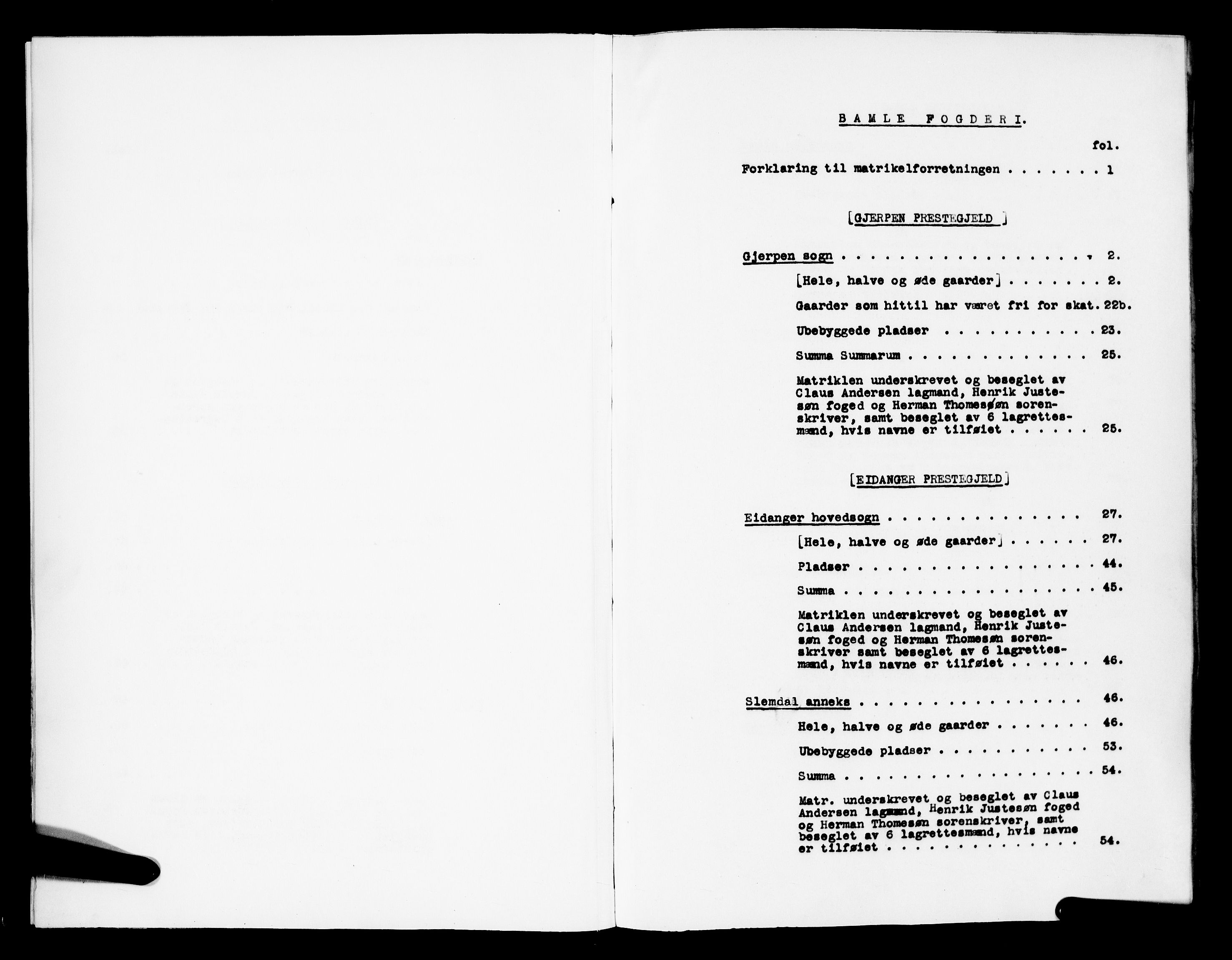 Rentekammeret inntil 1814, Realistisk ordnet avdeling, AV/RA-EA-4070/N/Nb/Nba/L0025: Bamble fogderi, 1665