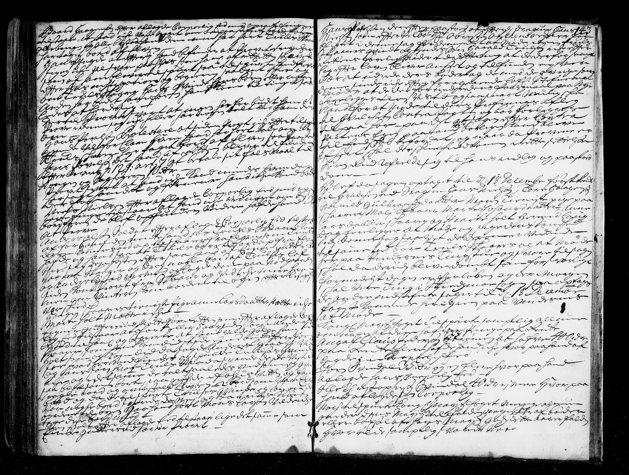 Nedre Romerike sorenskriveri, SAO/A-10469/F/Fb/L0033: Tingbok, 1710-1711, s. 142b-143a