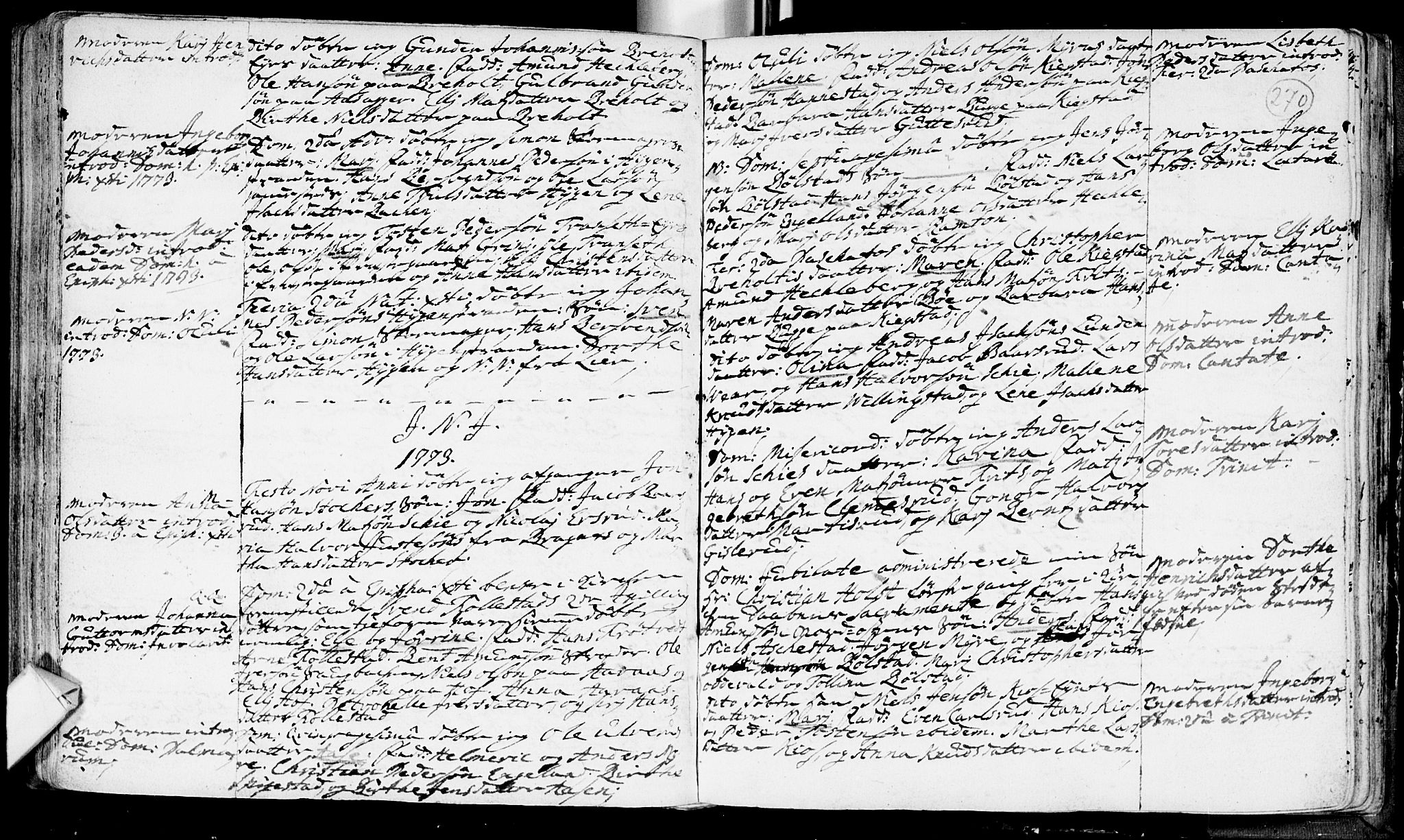 Røyken kirkebøker, SAKO/A-241/F/Fa/L0002: Ministerialbok nr. 2, 1731-1782, s. 270