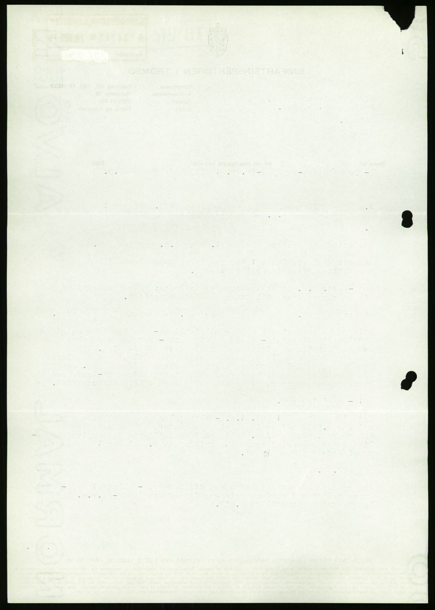 Sjøfartsdirektoratet med forløpere, generelt arkiv, AV/RA-S-1407/D/Du/Duc/L0642/0001: Skipskontrollen - Forskrifter / Forskrift om utleiebåter (2 mapper), 1978-1987, s. 330