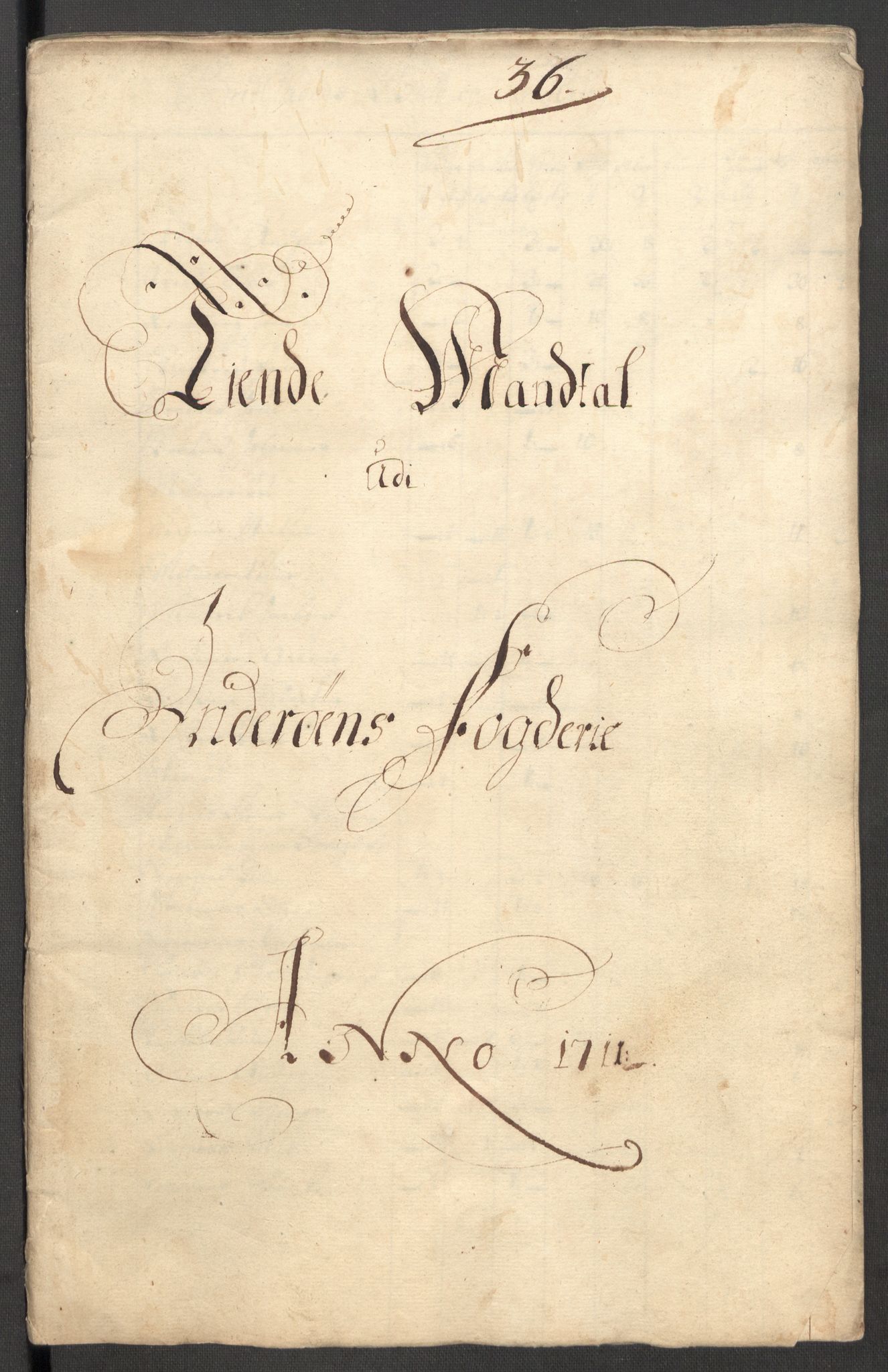 Rentekammeret inntil 1814, Reviderte regnskaper, Fogderegnskap, RA/EA-4092/R63/L4319: Fogderegnskap Inderøy, 1711, s. 356
