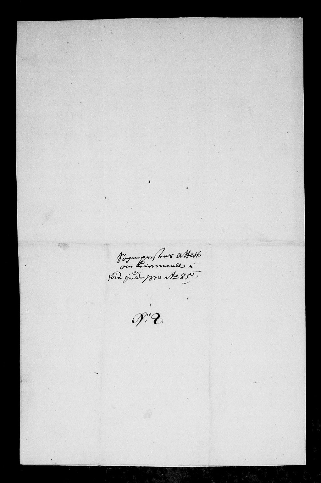 Rentekammeret inntil 1814, Reviderte regnskaper, Stiftamtstueregnskaper, Bergen stiftamt, AV/RA-EA-6043/R/Rc/L0077: Bergen stiftamt, 1685